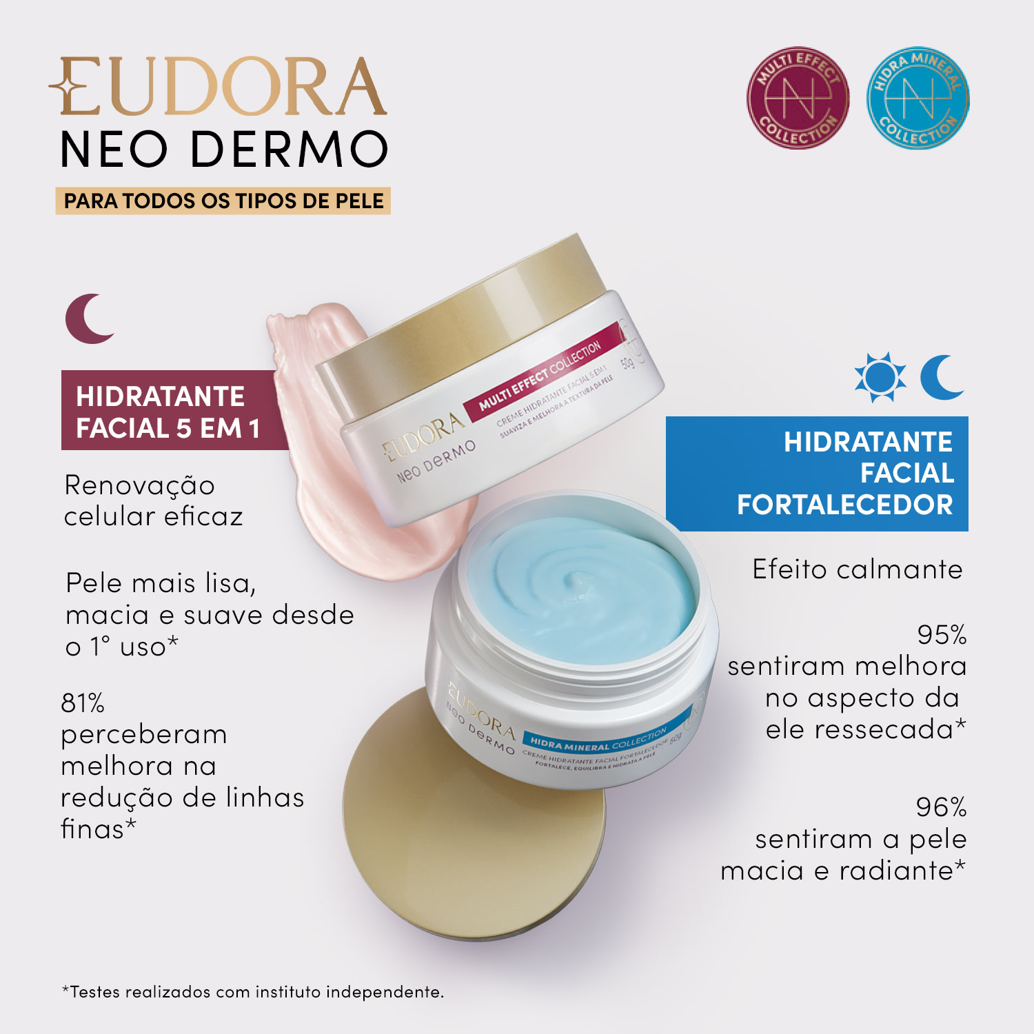 Creme Hidratante Facial 5 em 1 Neo Dermo Multi Effect Collection 50g