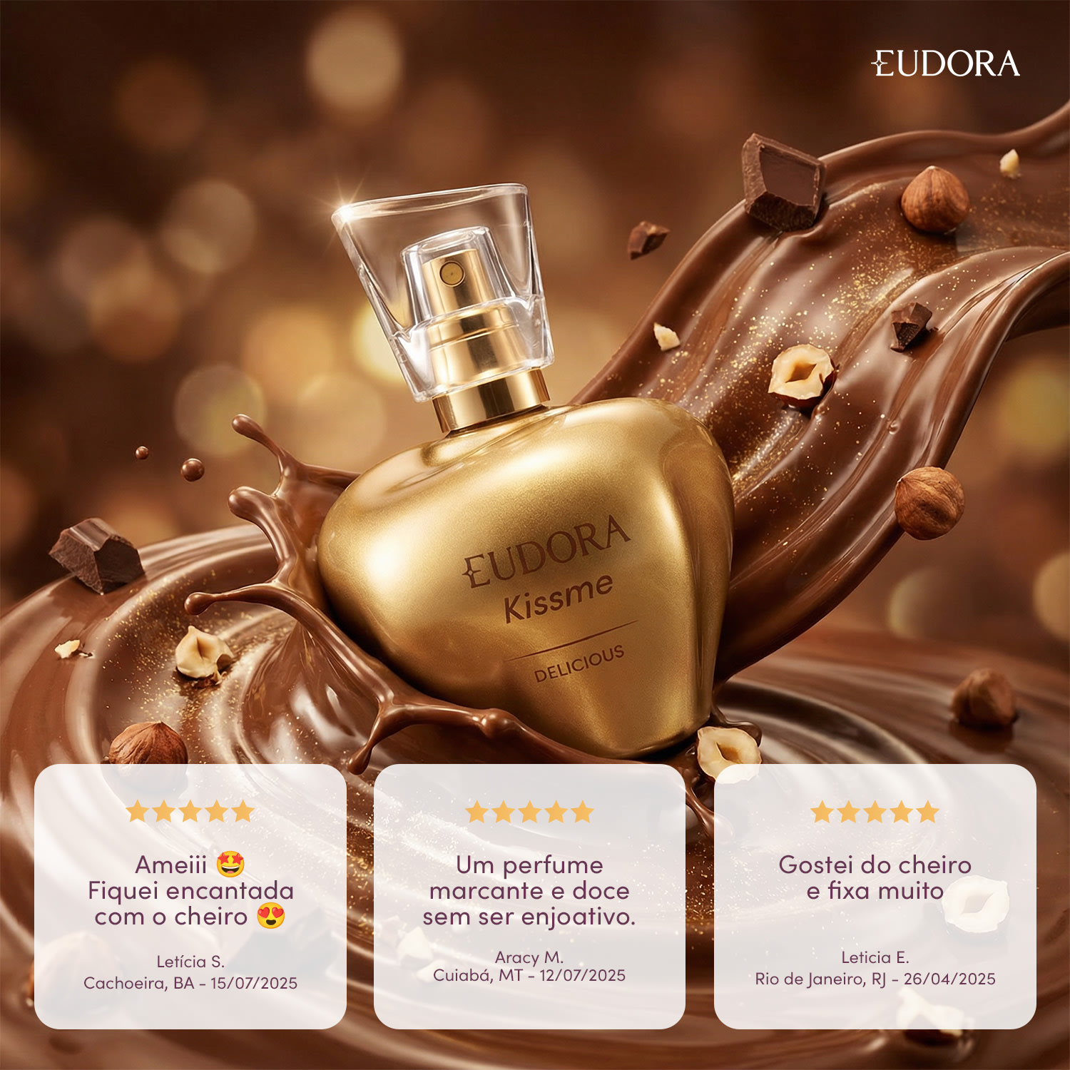 Kiss Me Delicious Desodorante Colônia 50ml