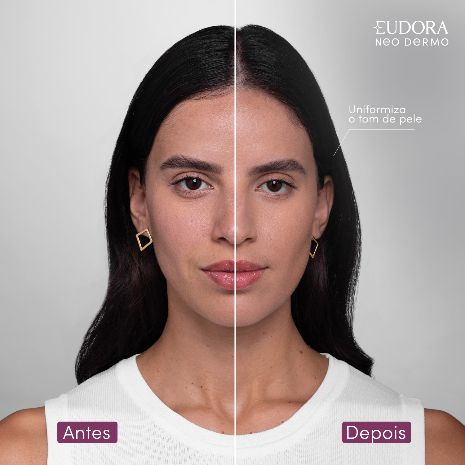 Eudora Neo Dermo FPS 70 Cor 3 - Protetor Solar Facial 40ml