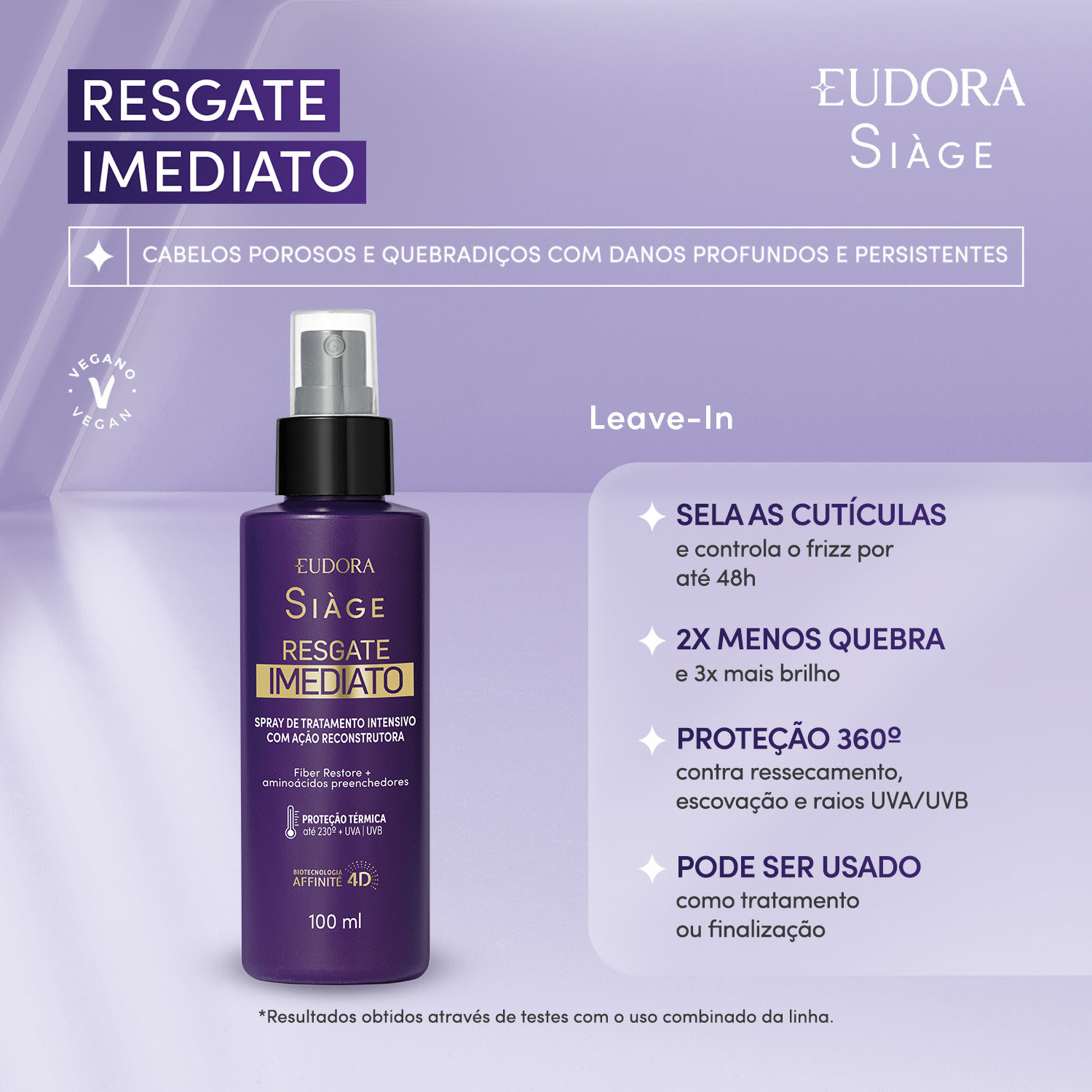 Leave-In Siàge Resgate Imediato 100ml 2
