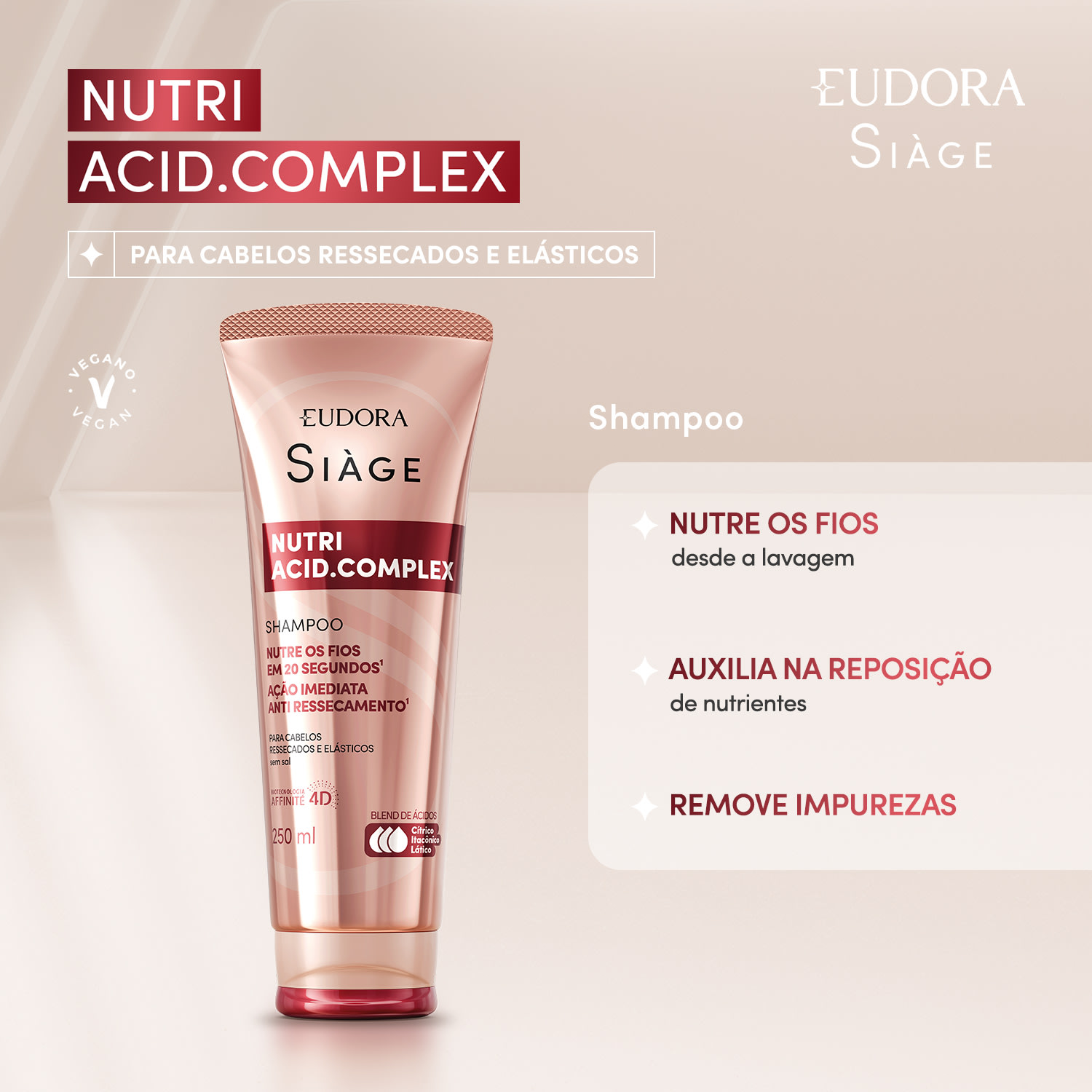 Shampoo Siàge Nutri Acid.Complex 250ml