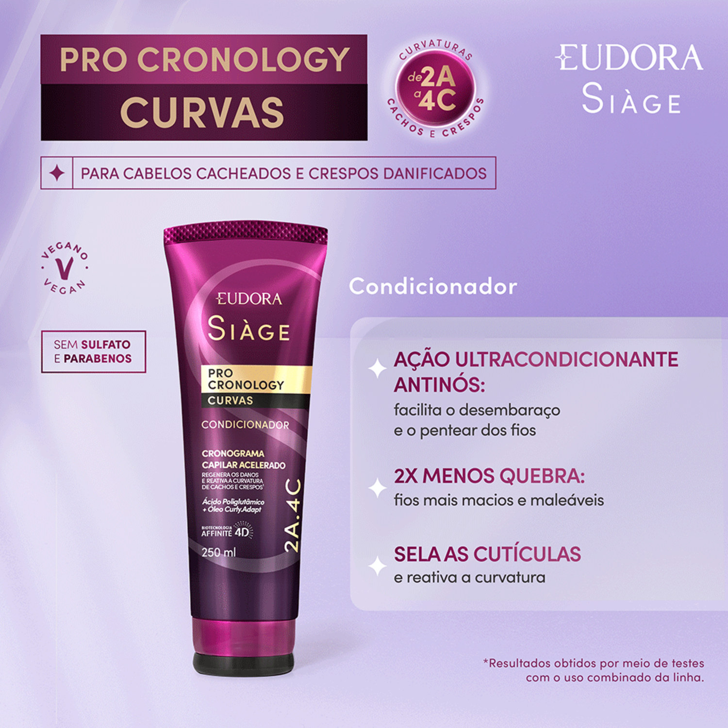 Condicionador Siàge Pro Cronology Curvas 250ml