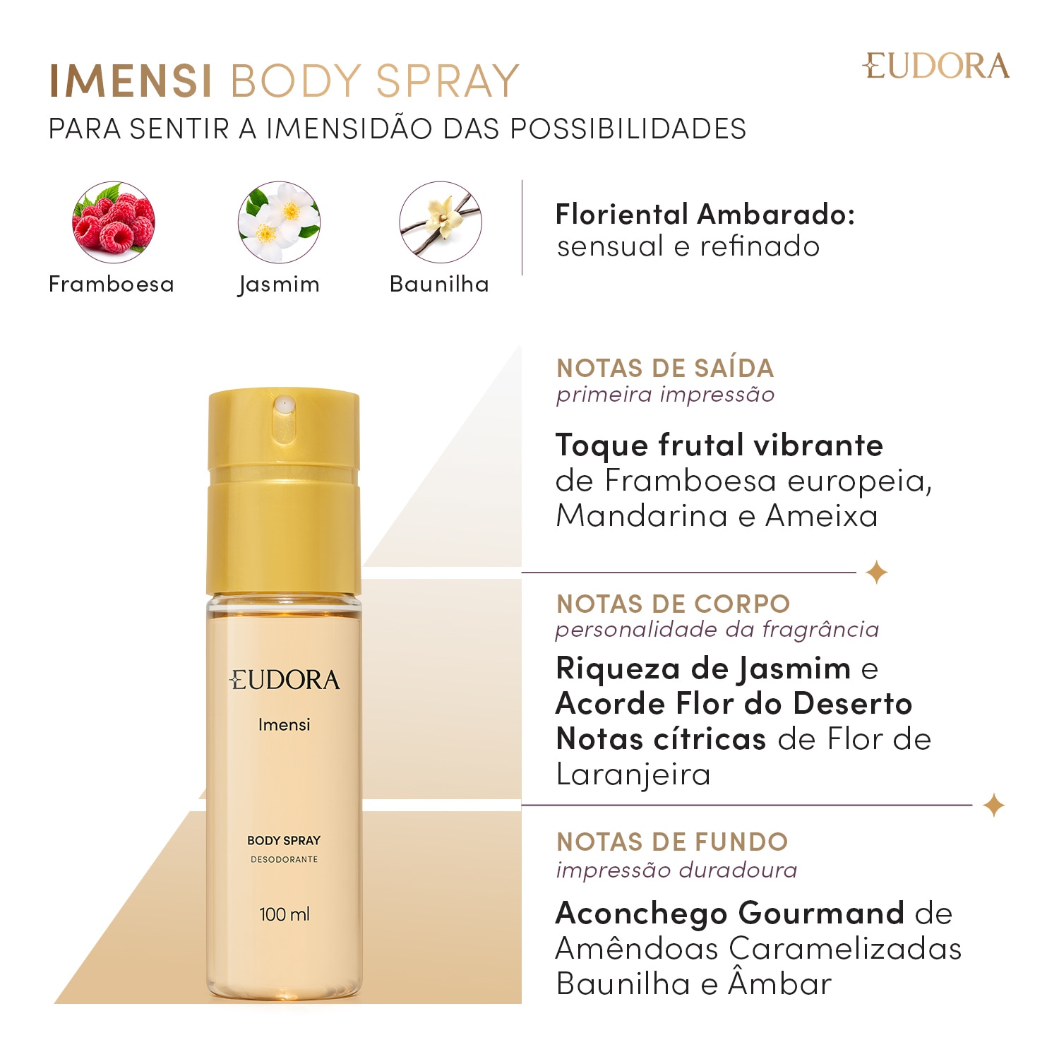 Desodorante Body Spray Imensi 100ml