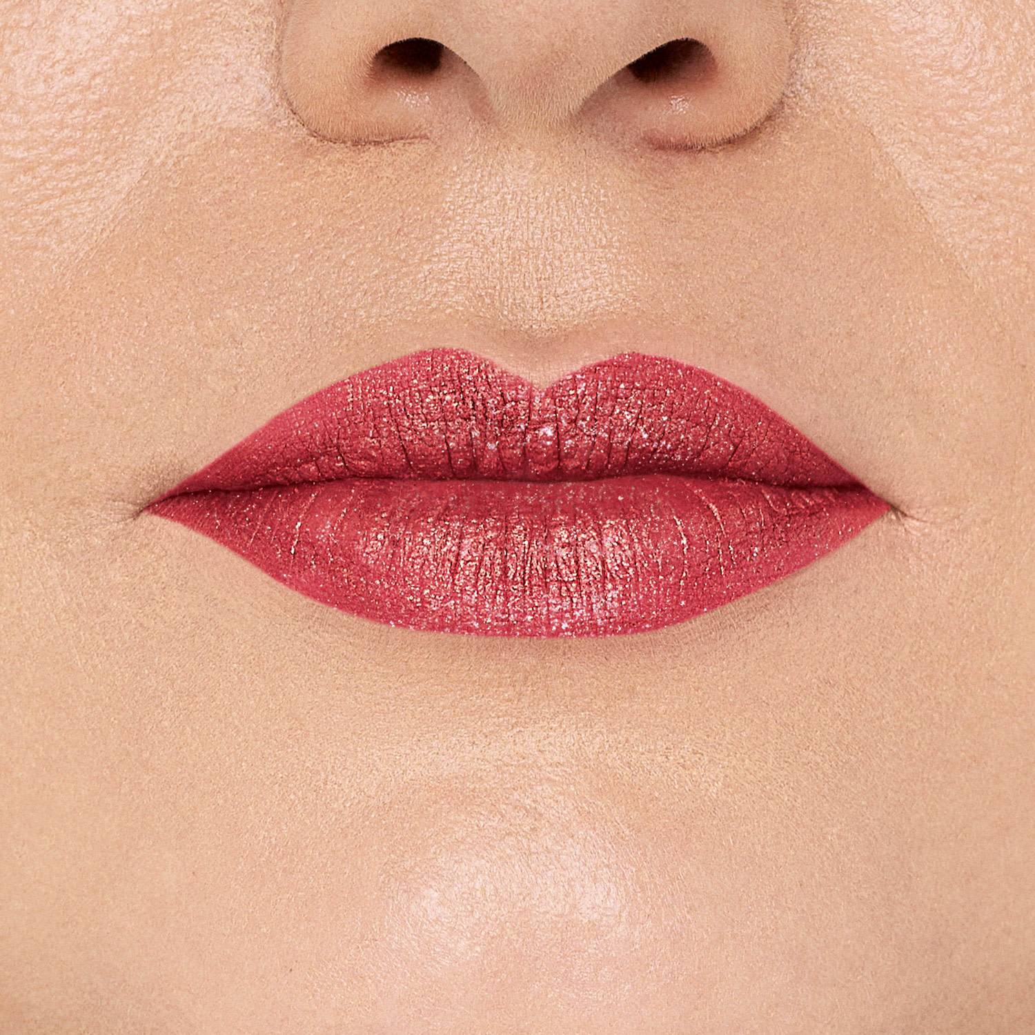 Batom Líquido Vermelho Glitter Magic Eudora Make Turbo 5,2ml