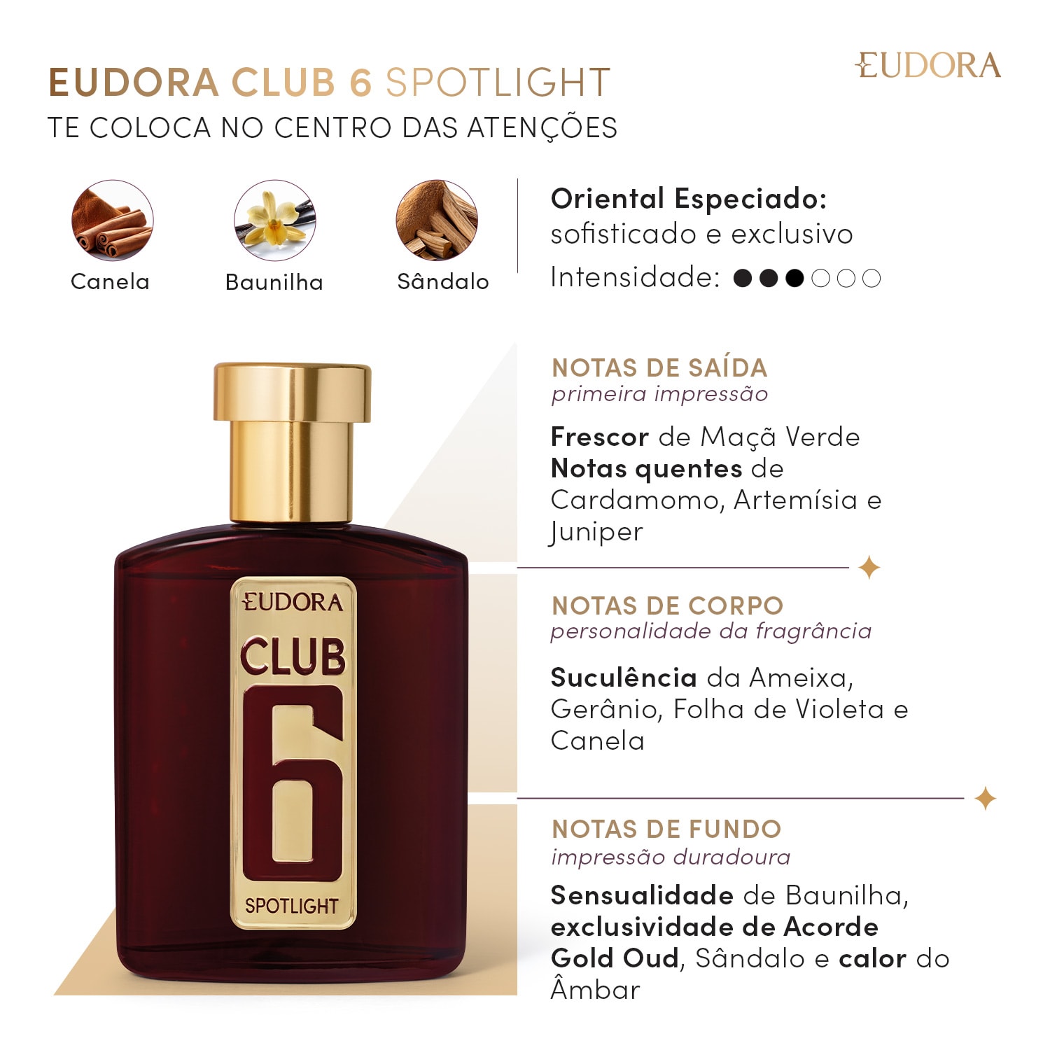 Club 6 Spotlight Desodorante Colônia 95ml 2