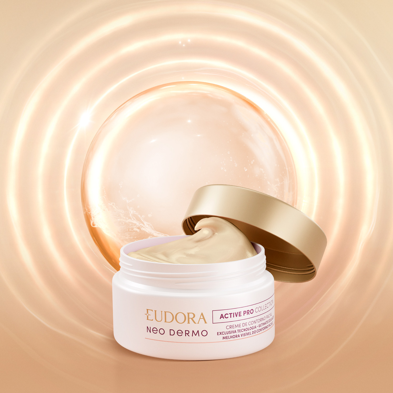 Creme de Contorno Facial Active Pro Bio Colágeno Neo Dermo 50g