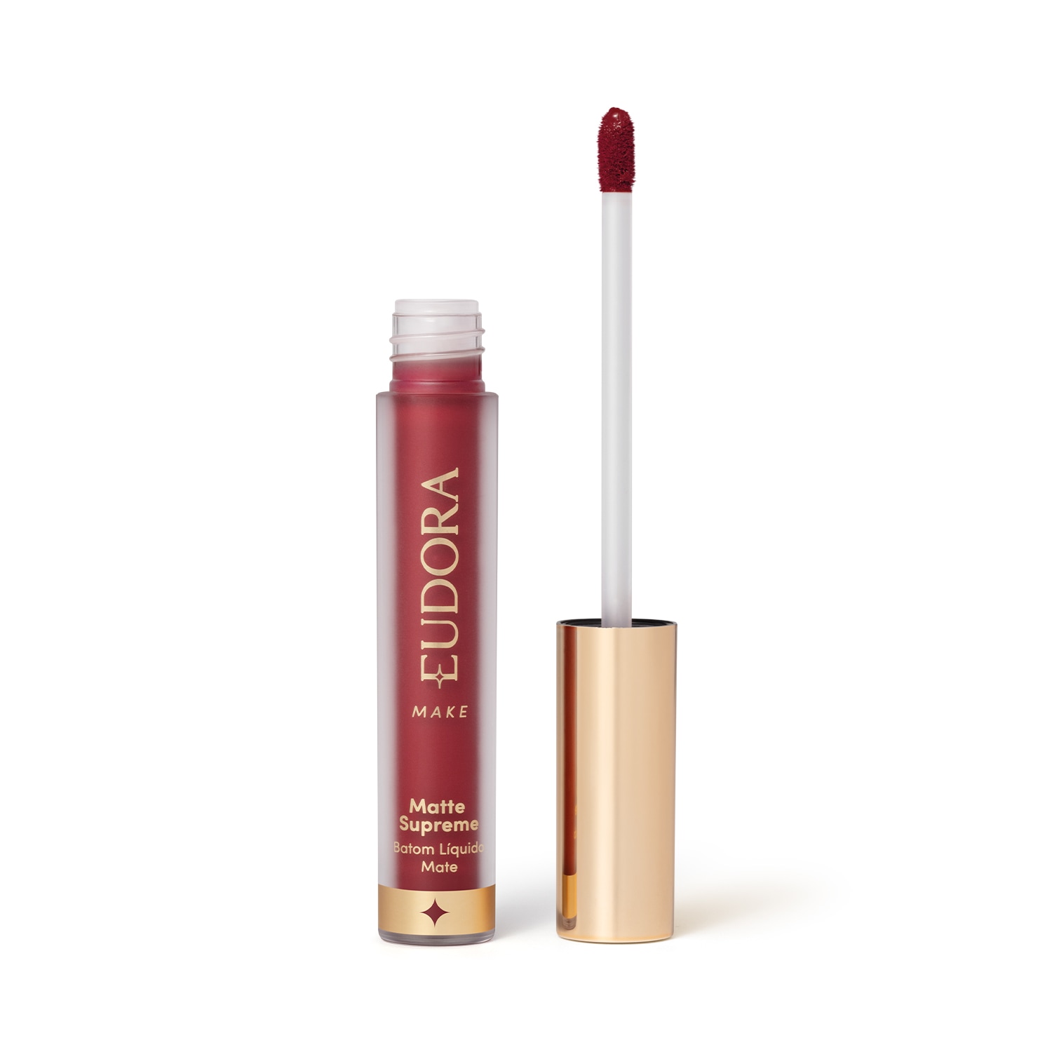 Batom Líquido Matte Supreme Bordô Aveludado 4,0ml Batom Líquido Matte Supreme Bordô Aveludado 4,0ml