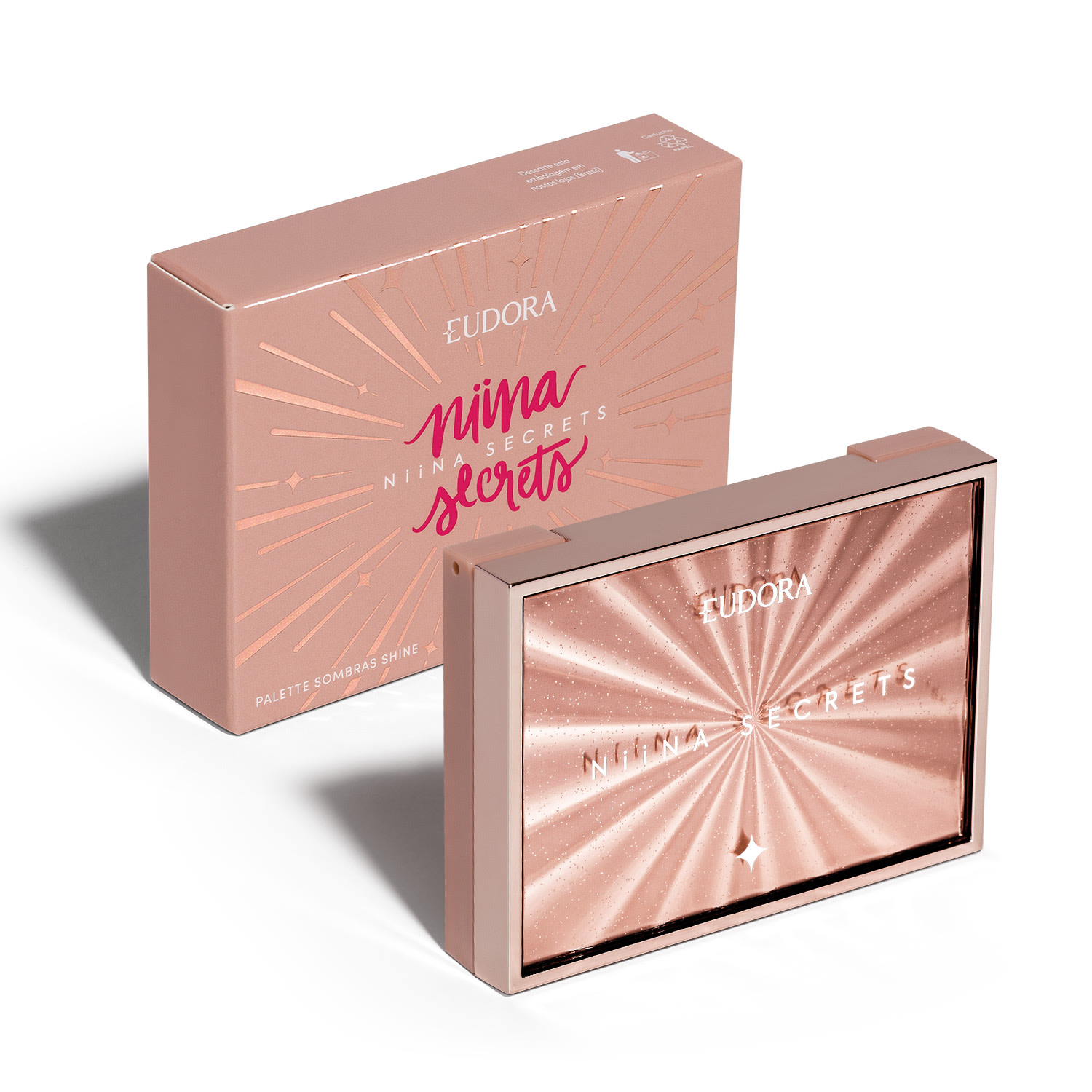 Paleta de Sombra Niina Secrets Rosé Shine