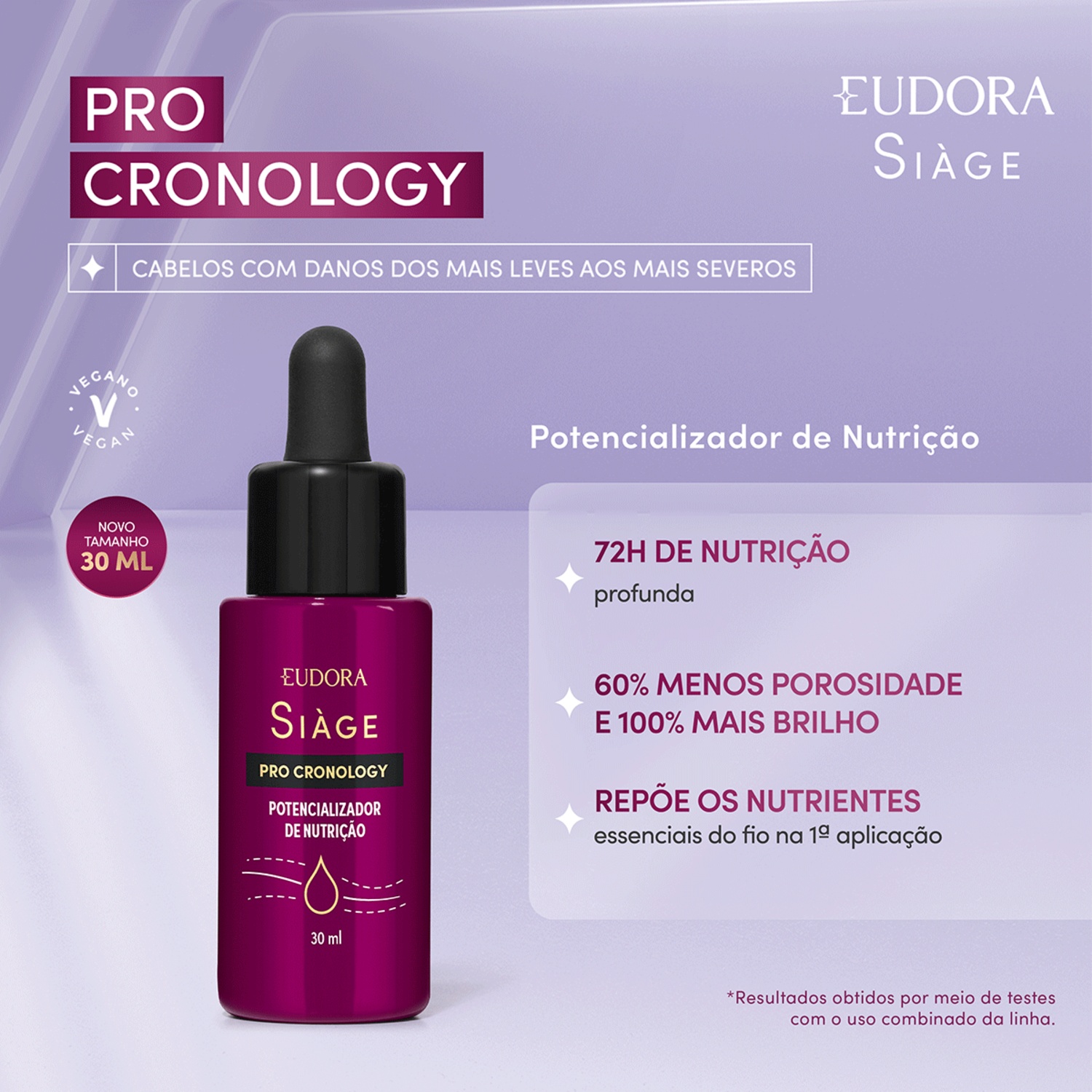 Potencializador de Nutrição Siàge Pro Cronology 30ml 3