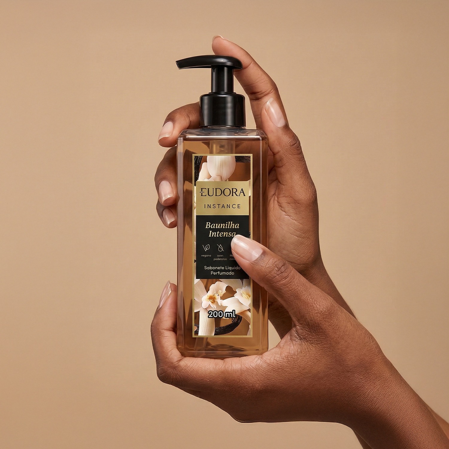 Sabonete Líquido Perfumado Instance Baunilha Intensa 200ml