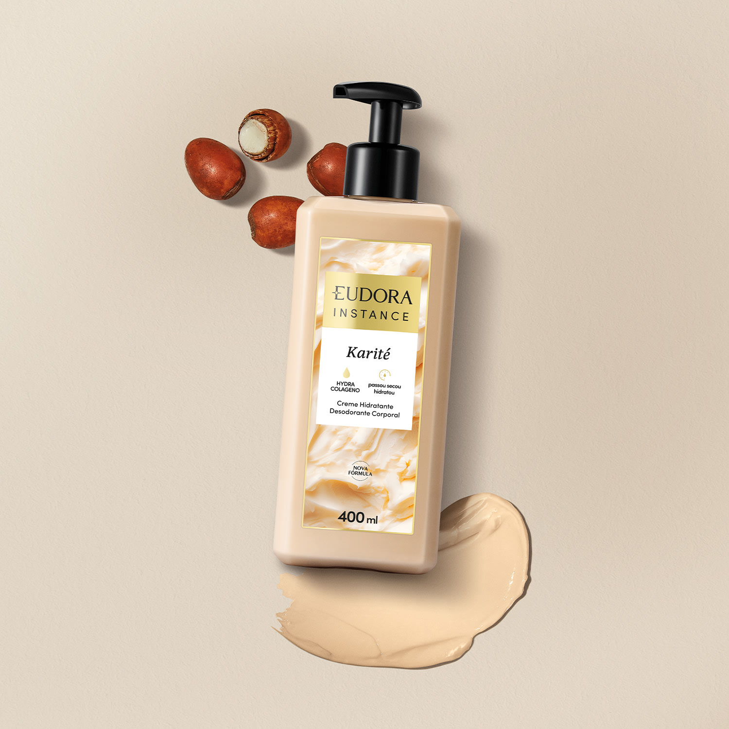 Creme Hidratante Desodorante Corporal Instance Karité 400ml