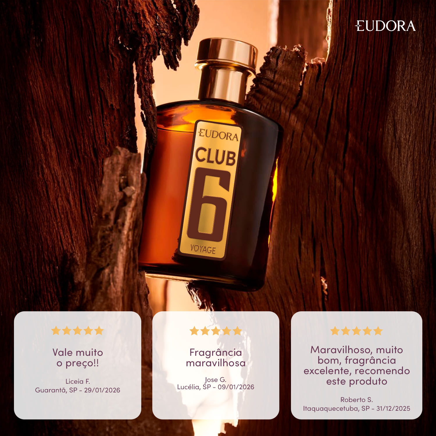 Club 6 Voyage Desodorante Colônia 95ml