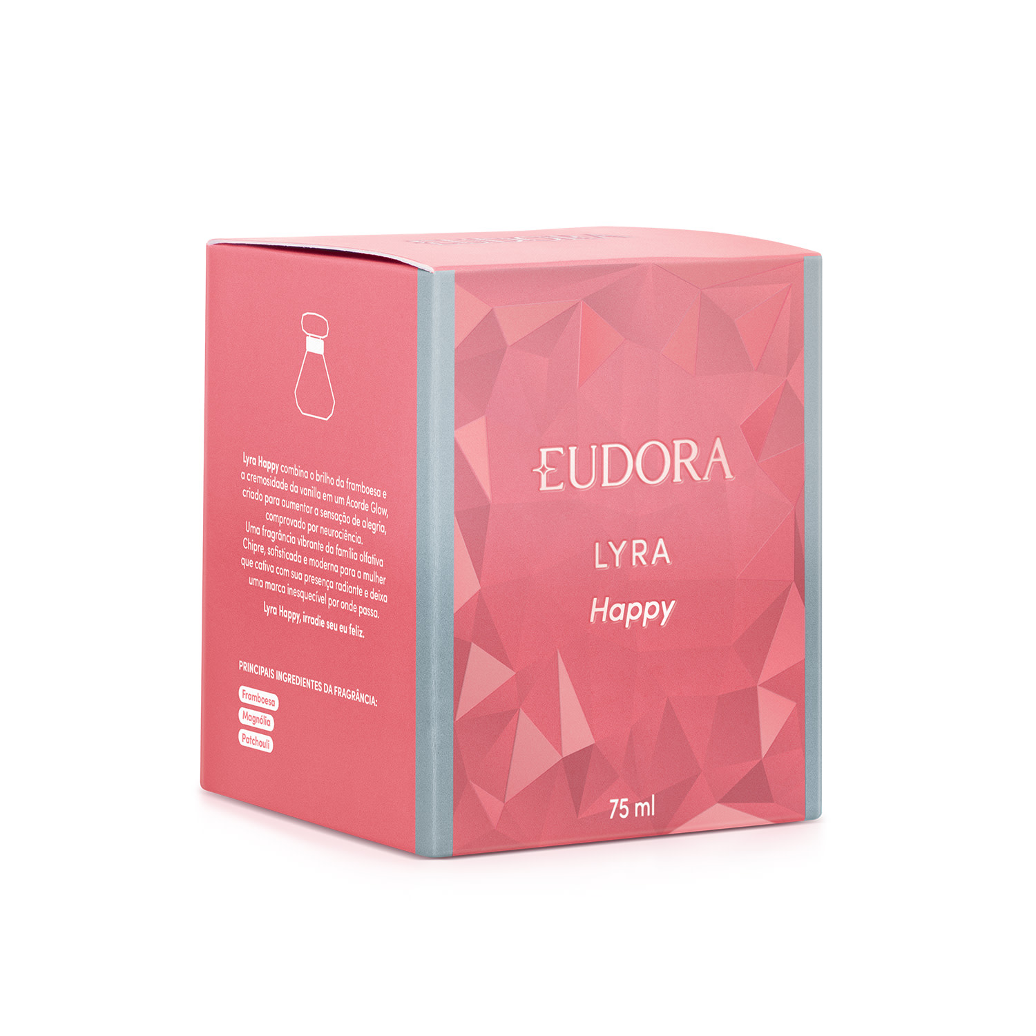 Lyra Happy Desodorante Colônia 75ml 7