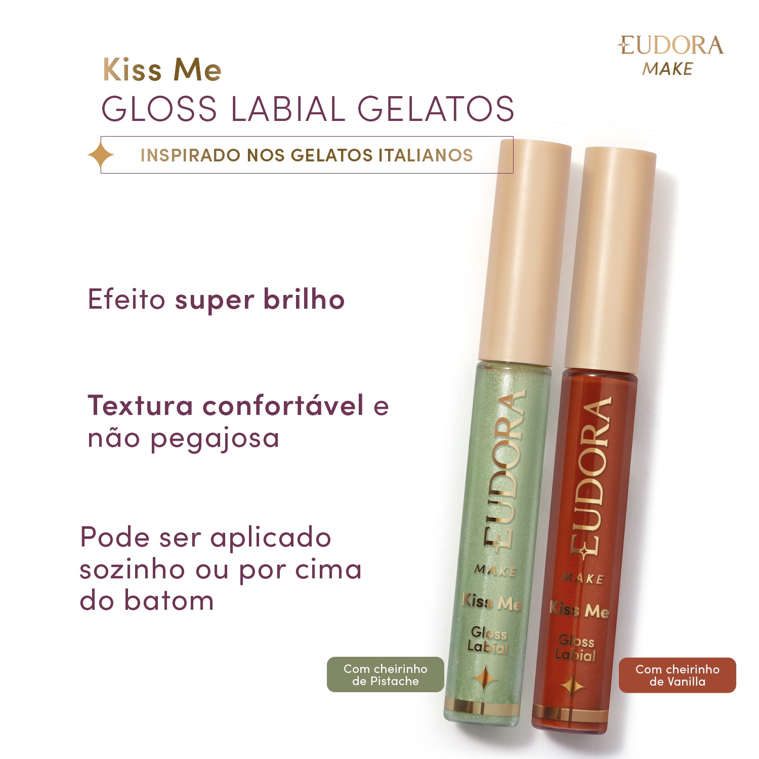 Gloss Labial Kiss Me Pistacchio 7ml 2