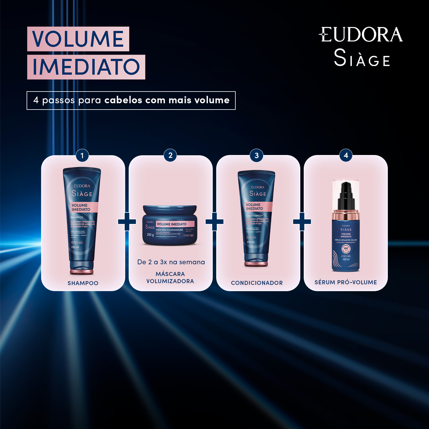 Sérum Pró-Volume Siàge Volume Imediato 100ml
