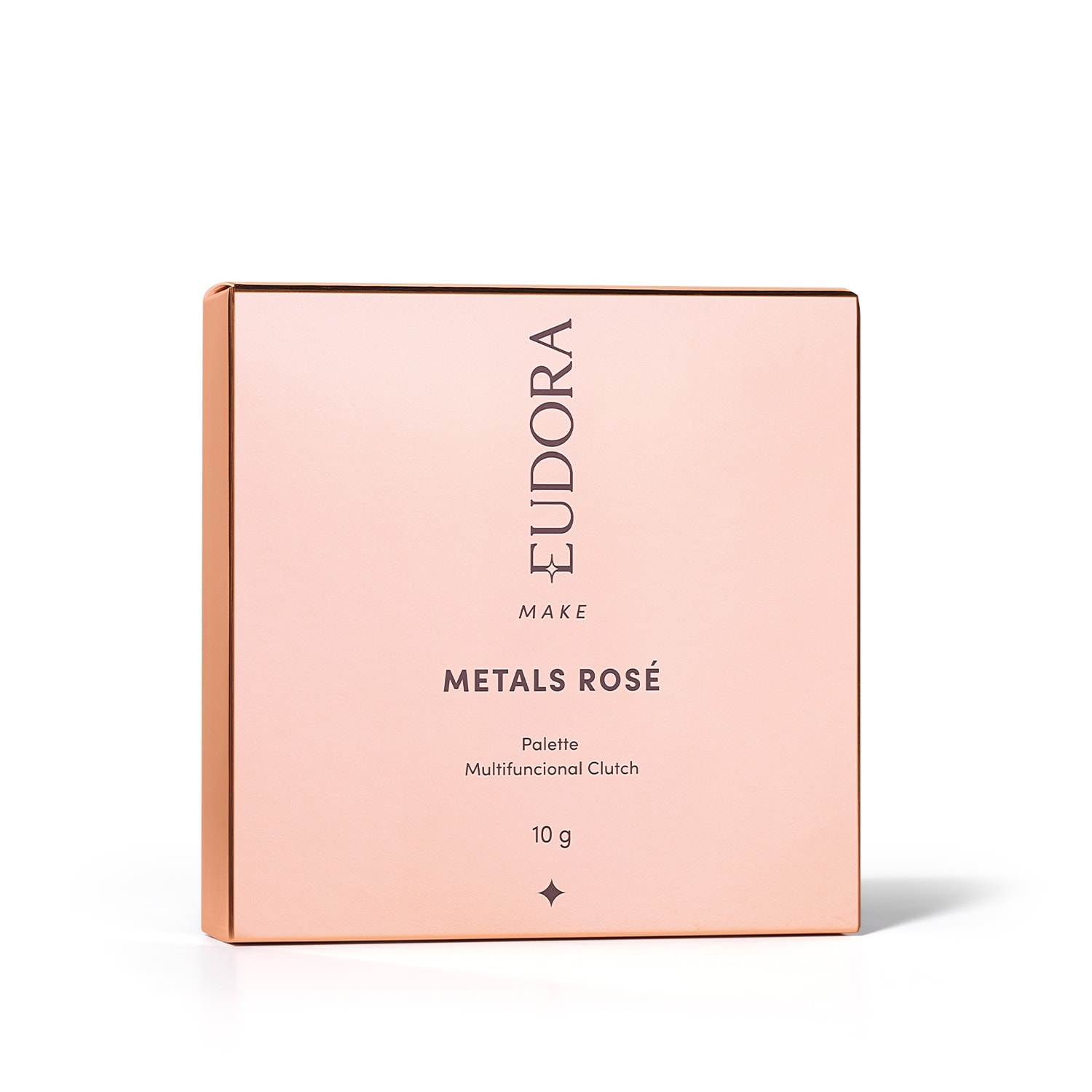 Paleta Multifuncional Clutch Metals Rosé Eudora Make 10g
