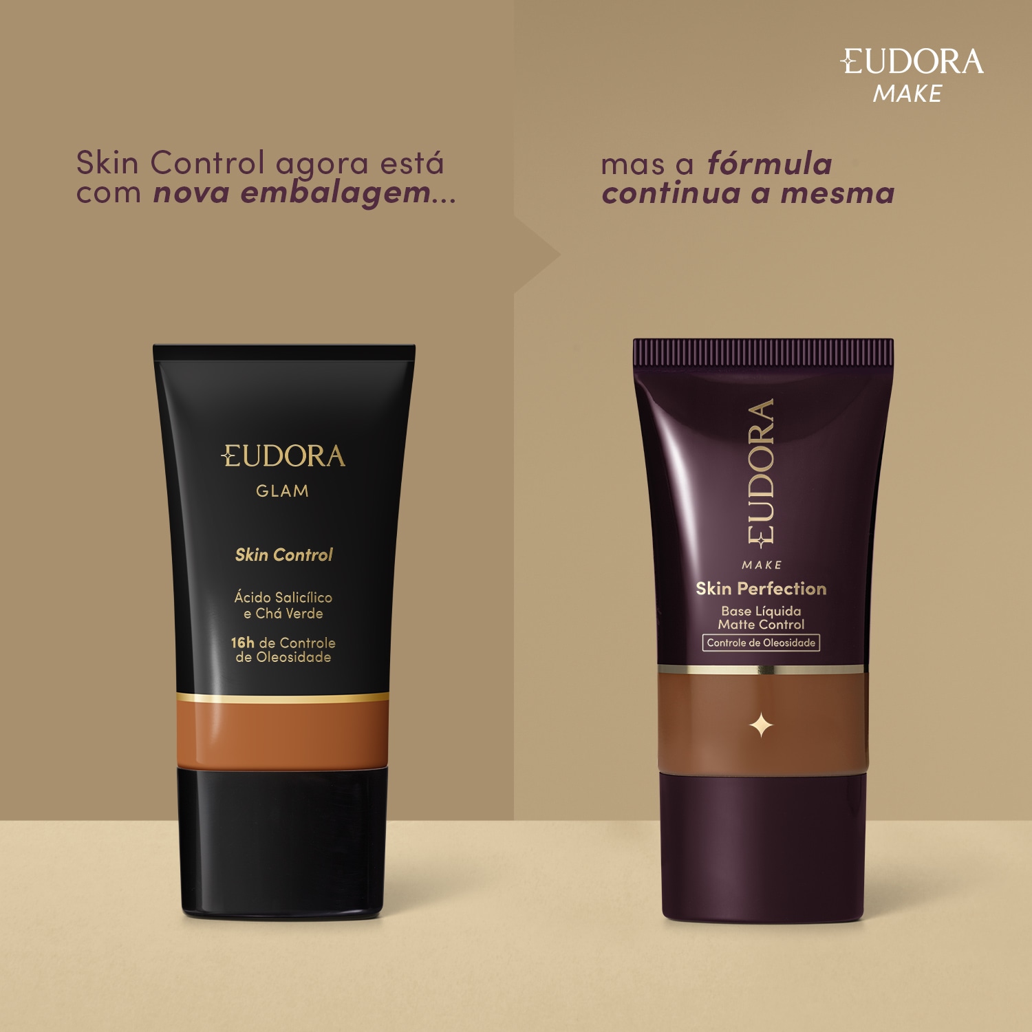Base Líquida Eudora Make Control Skin Perfection 300Q 30ml