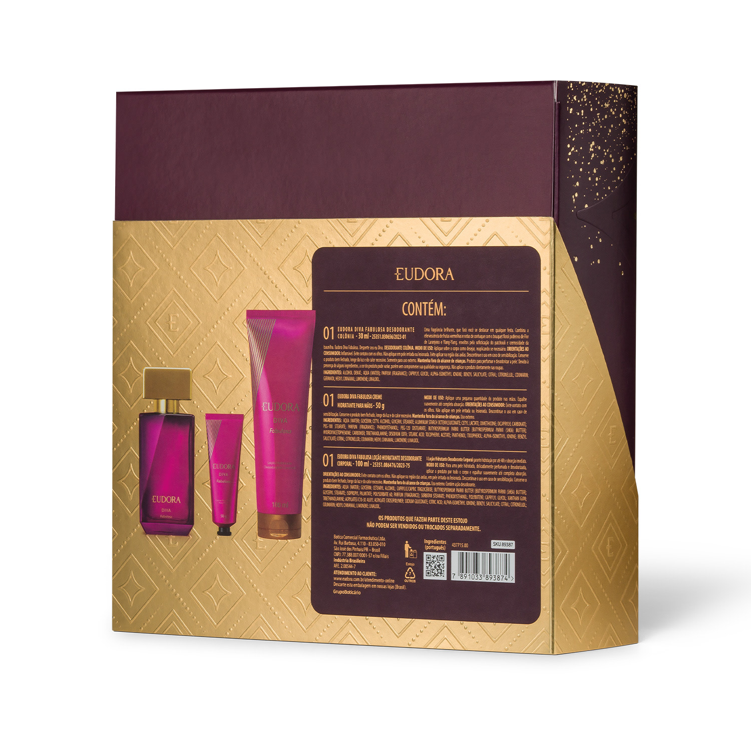 Kit Presente Diva Fabulosa (3 itens)