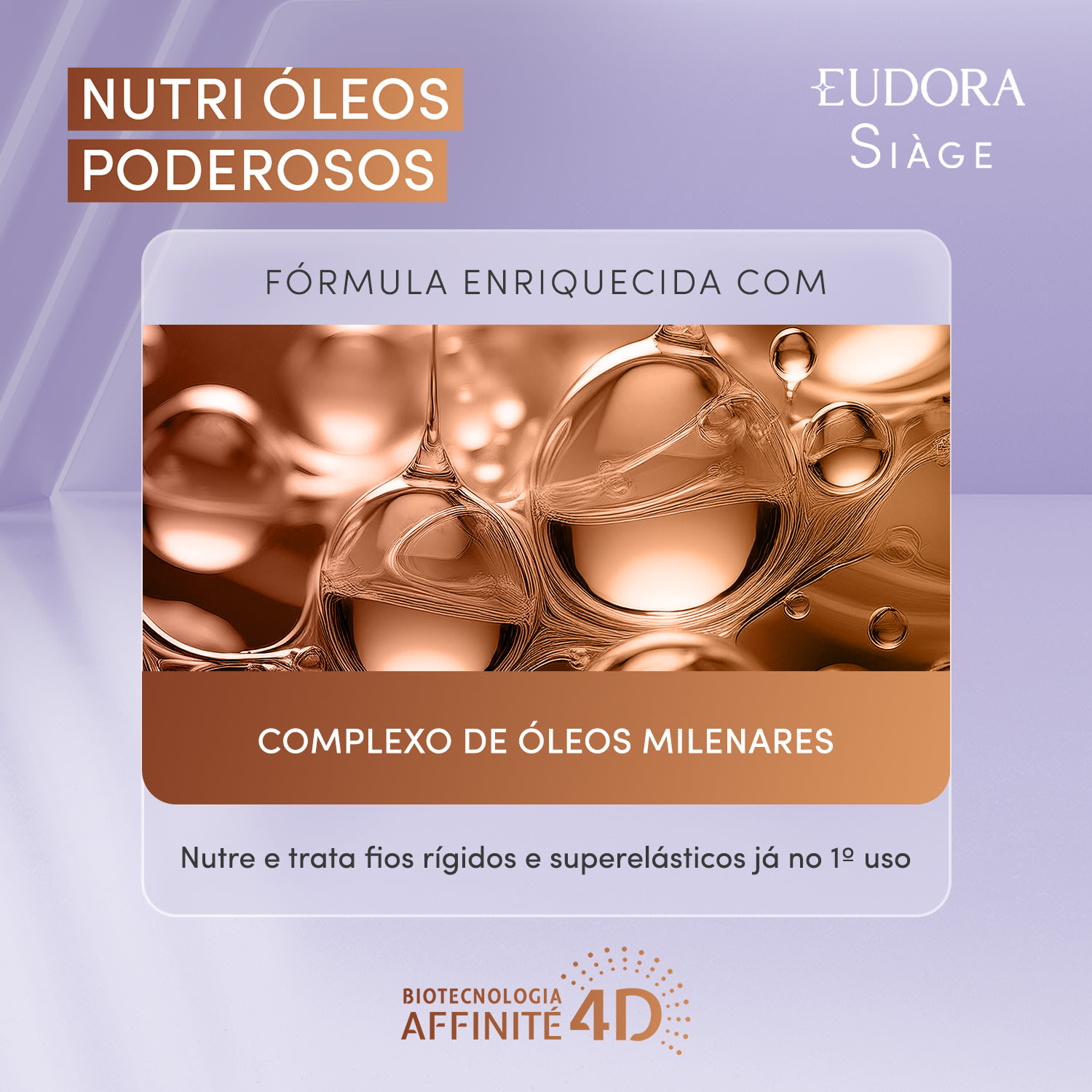 Shampoo Siàge Nutri Óleos Poderosos 250ml