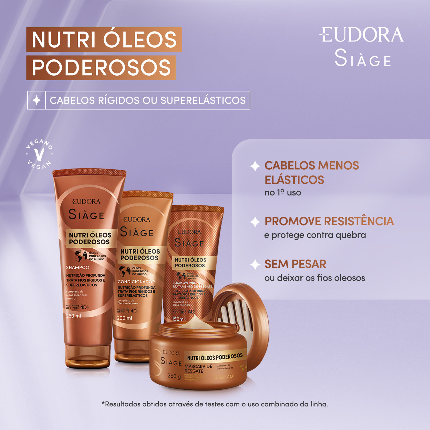 Shampoo Siàge Nutri Óleos Poderosos 250ml