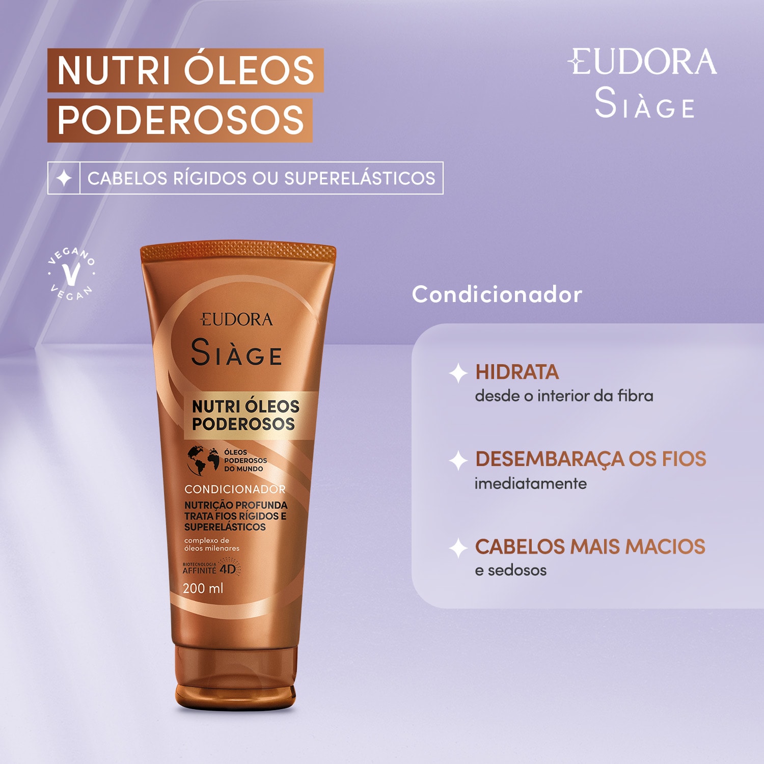 Condicionador Siàge Nutri Óleos Poderosos 200ml