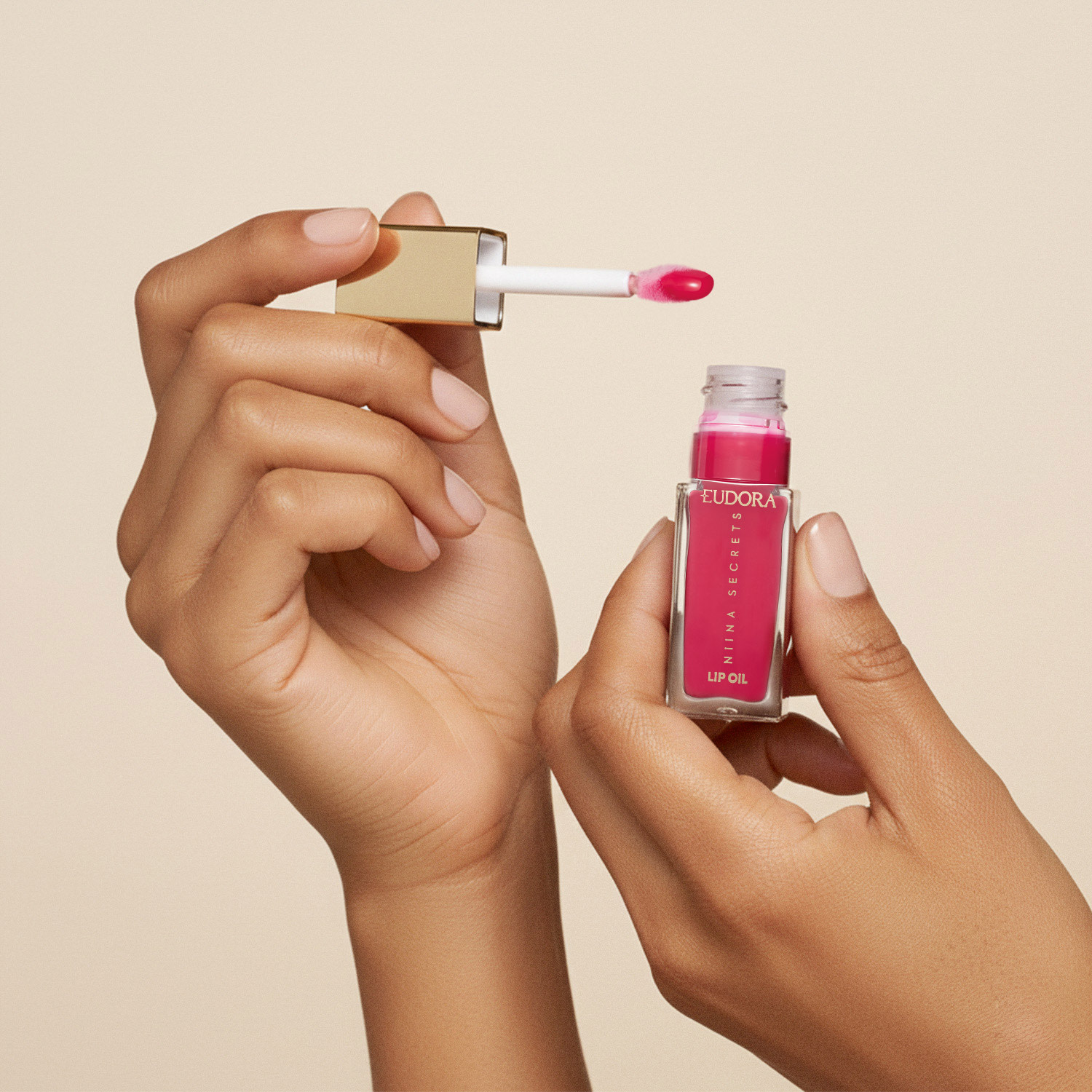 Lip Oil Shine Flowers Rosa Sublime Niina Secrets 7ml