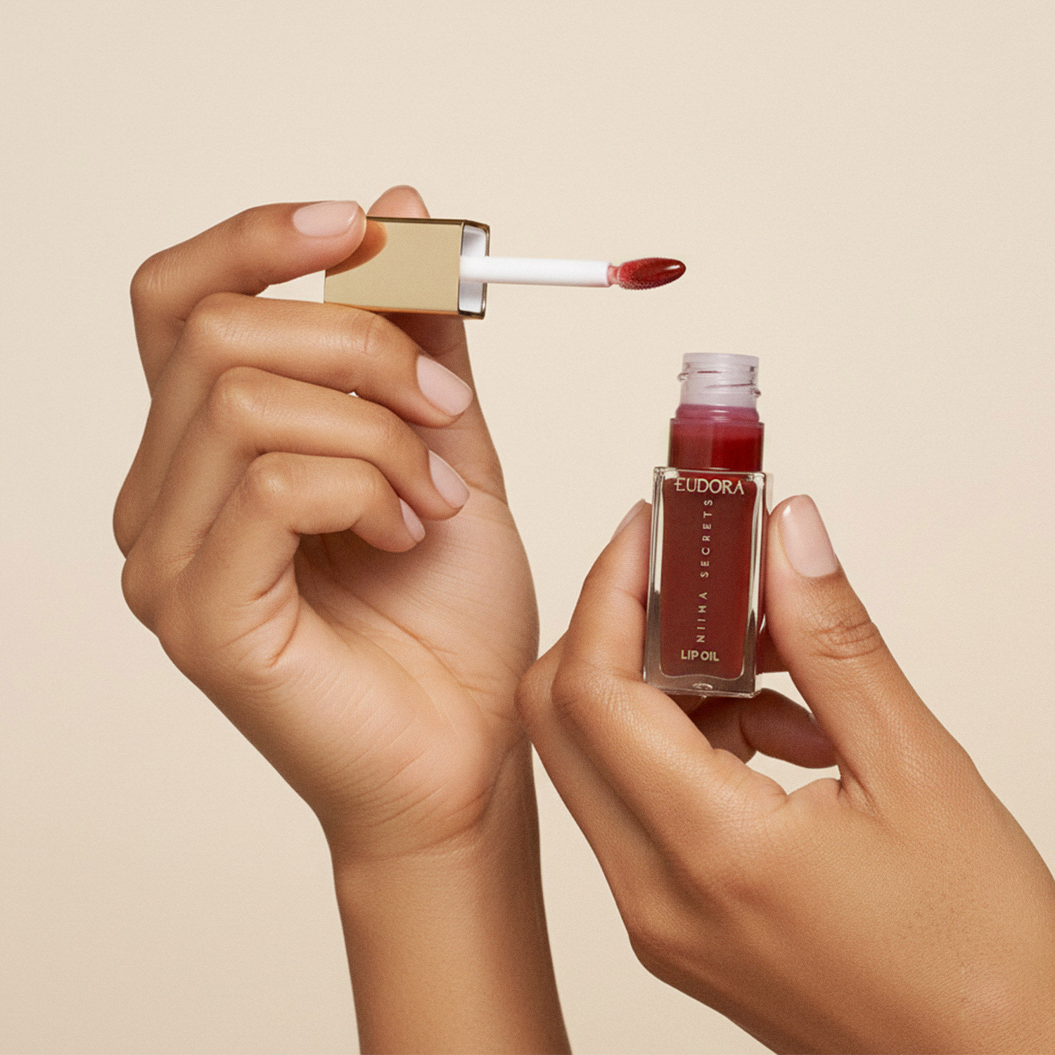 Lip Oil Shine Flowers Rosa Magnífica Niina Secrets 7ml