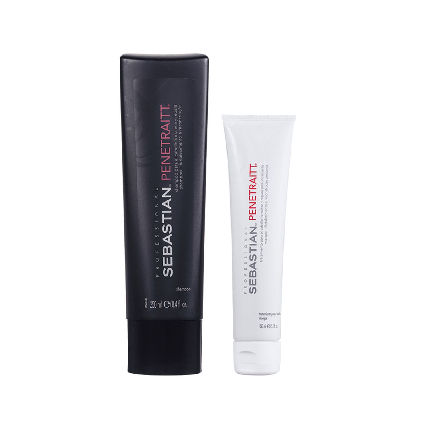 Kit Sebastian Professional Penetraitt - Shampoo 250 ml + Máscara 150 ml Kit Sebastian Professional Penetraitt - Shampoo 250 ml + Máscara 150 ml