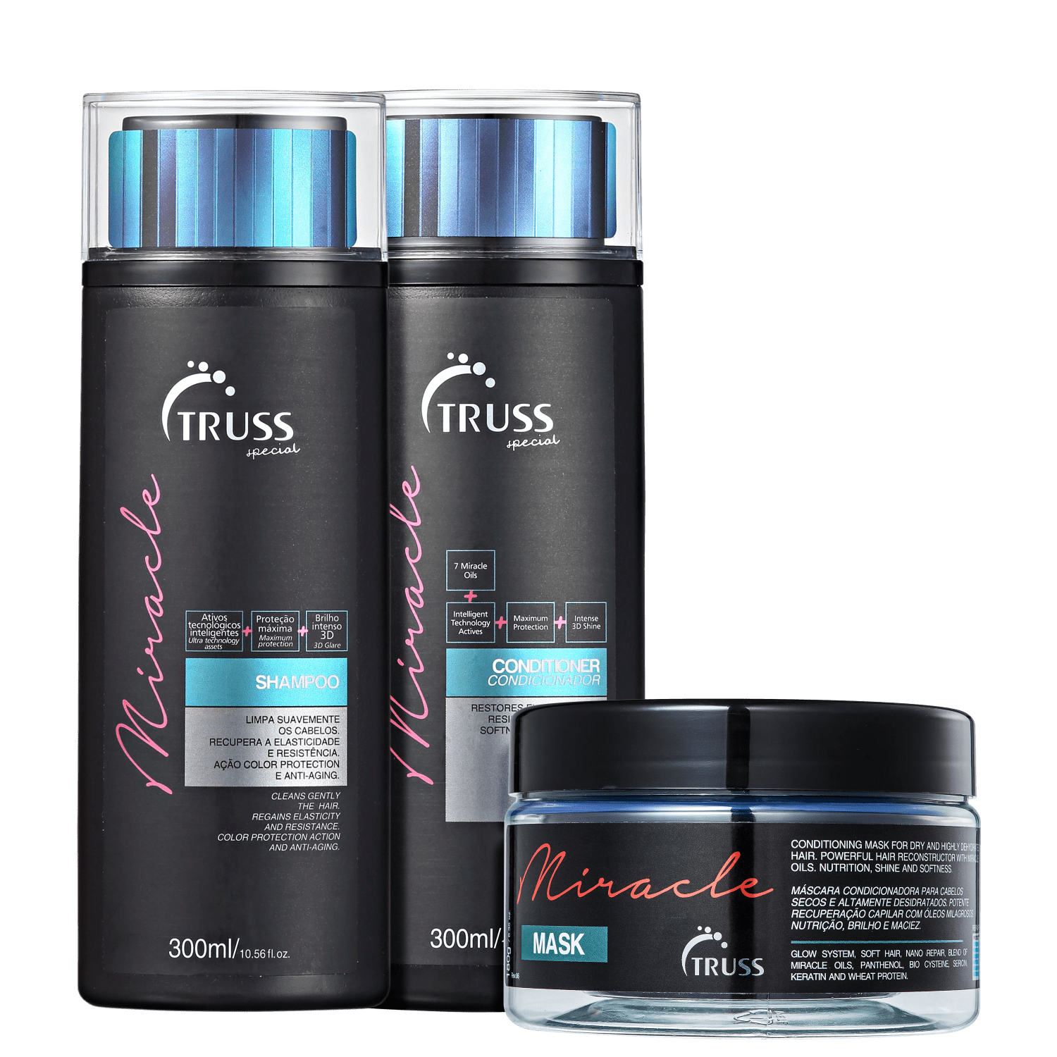 Kit Truss Miracle Intense (3 Produtos) Kit Truss Miracle Intense (3 Produtos)