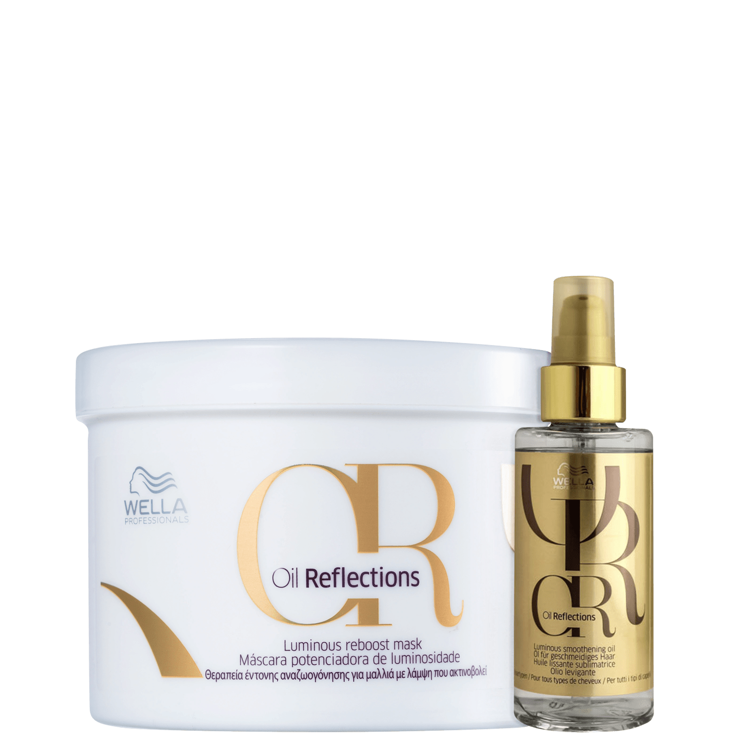 Kit Wella Professionals Oil Reflections Mask Oil Duo (2 Produtos) Kit Wella Professionals Oil Reflections Mask Oil Duo (2 Produtos)
