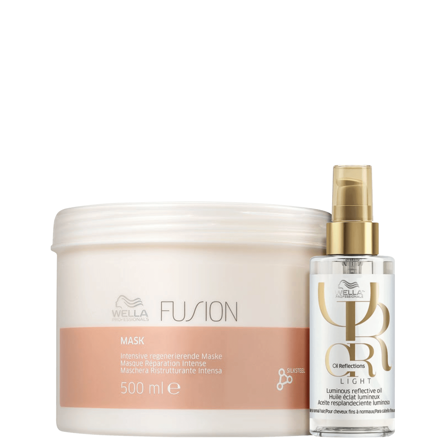 Kit Wella Professionals Light Cuidados Intensos Mask (2 Produtos) Kit Wella Professionals Light Cuidados Intensos Mask (2 Produtos)