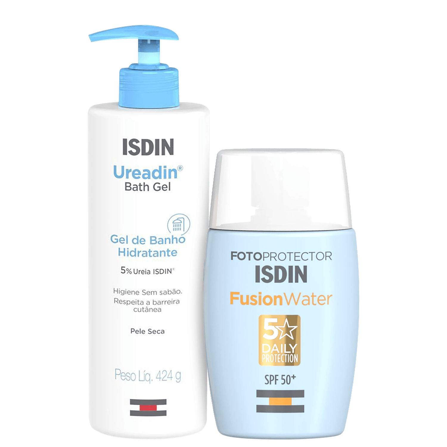 Kit ISDIN Ureadin Bath Gel Fusion Water (2 Produtos) Kit ISDIN Ureadin Bath Gel Fusion Water (2 Produtos)