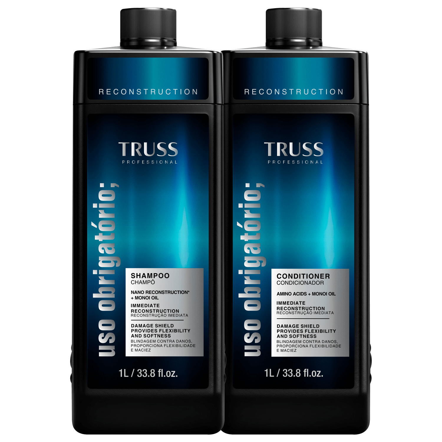 Kit TRUSS Uso Obrigatório Reconstruction Duo Salon (2 Produtos) Kit TRUSS Uso Obrigatório Reconstruction Duo Salon (2 Produtos)