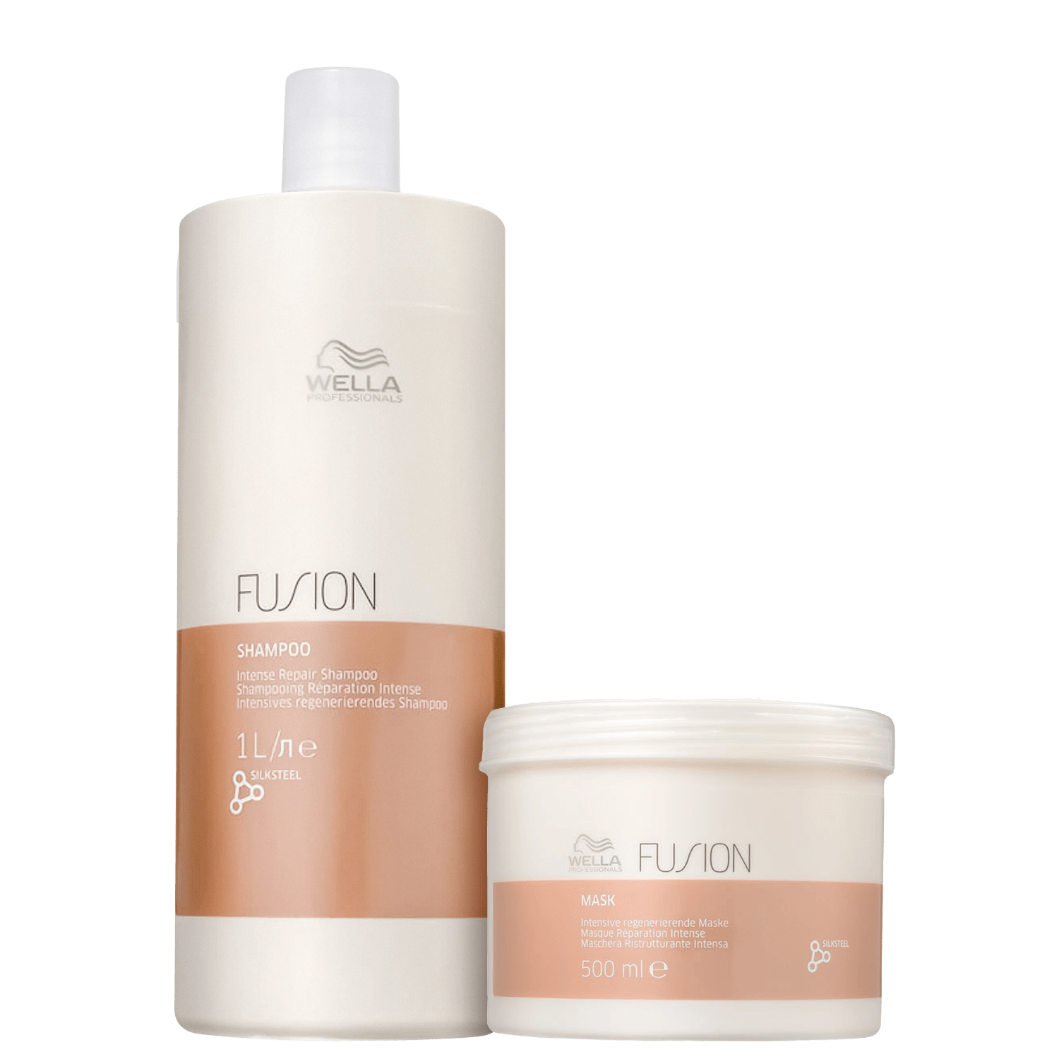 Kit Wella Professionals Fusion Duo Care Salon (2 Produtos) Kit Wella Professionals Fusion Duo Care Salon (2 Produtos)