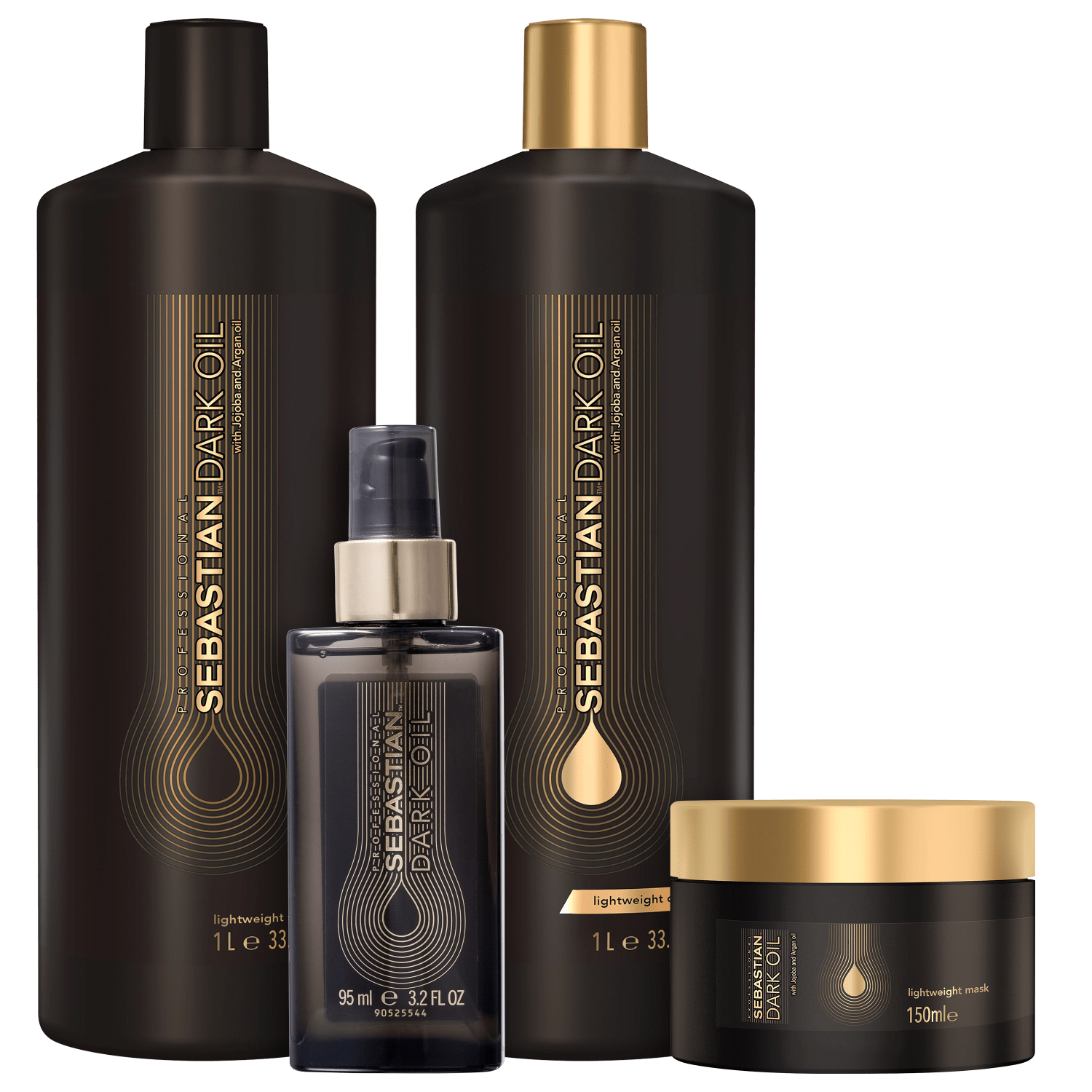 Kit Sebastian Professional Dark Oil Quarteto Care (4 Produtos) Kit Sebastian Professional Dark Oil Quarteto Care (4 Produtos)