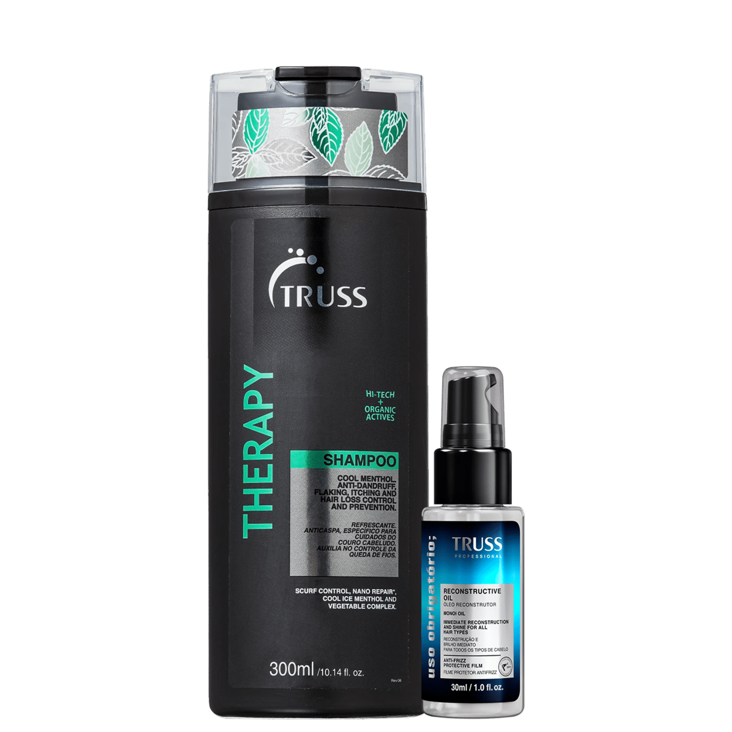 Kit TRUSS Therapy + Uso Obrigatório Oil Mini (2 Produtos) Kit TRUSS Therapy + Uso Obrigatório Oil Mini (2 Produtos)
