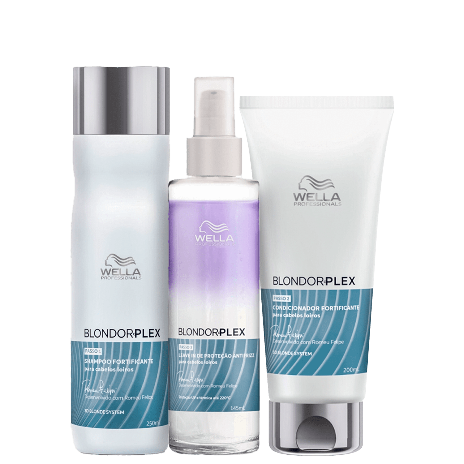 Kit Wella Professionals BlondorPlex Trio (3 Produtos) Kit Wella Professionals BlondorPlex Trio (3 Produtos)