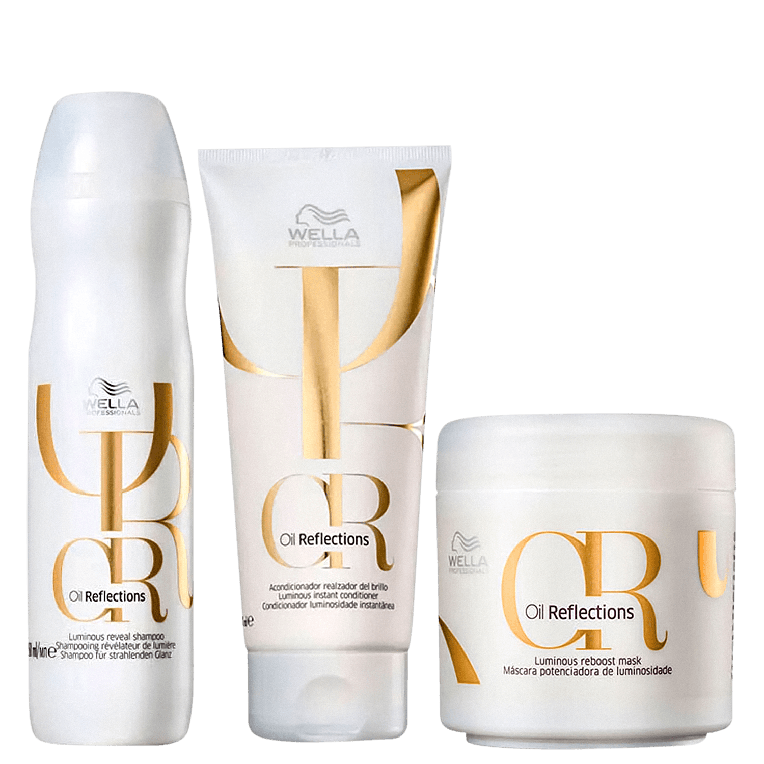 Kit Wella Professionals Oil Reflections Básico (3 Produtos) Kit Wella Professionals Oil Reflections Básico (3 Produtos)