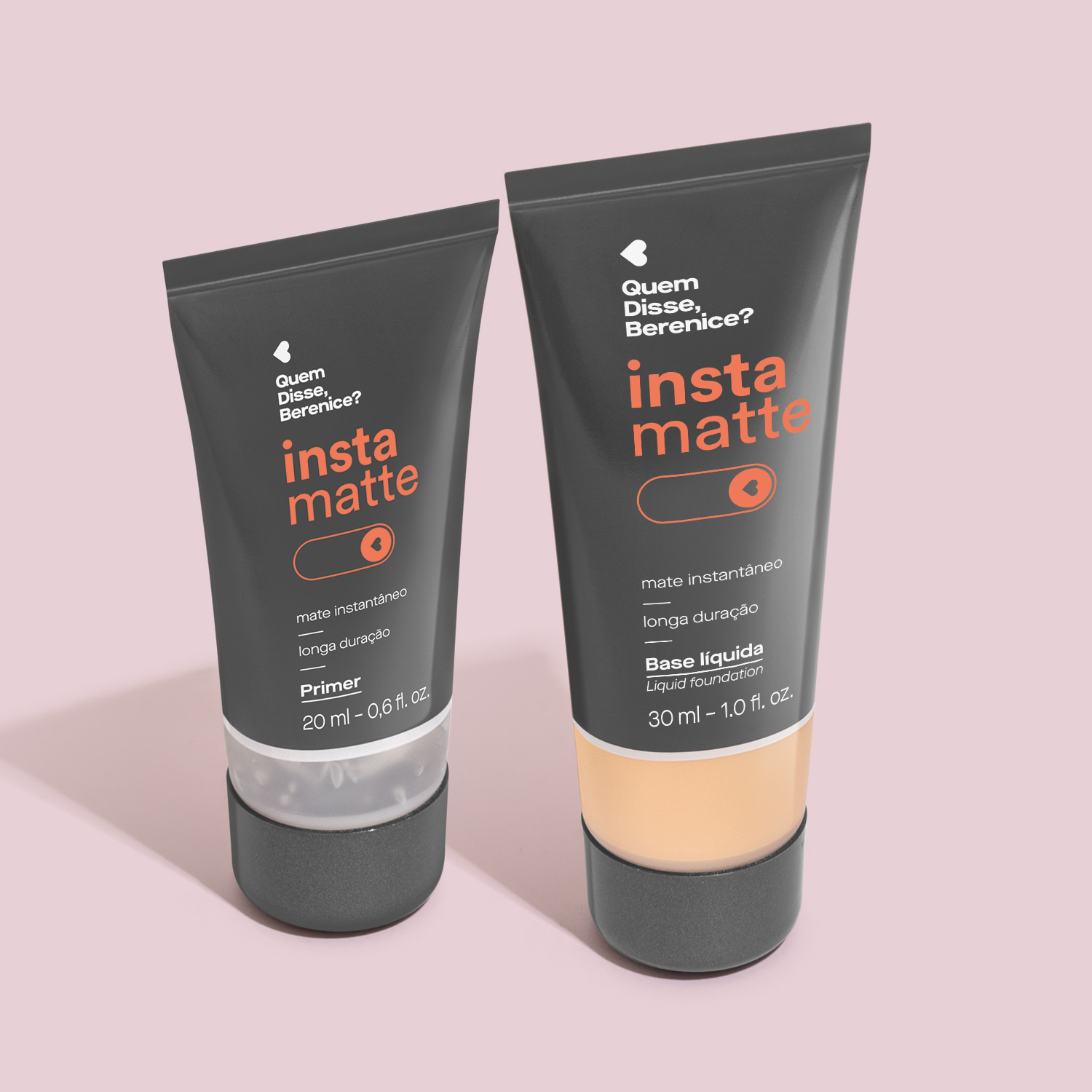 Kit Quem Disse, Berenice? Instamatte Primer + Base Líquida 110Q (2 Produtos)