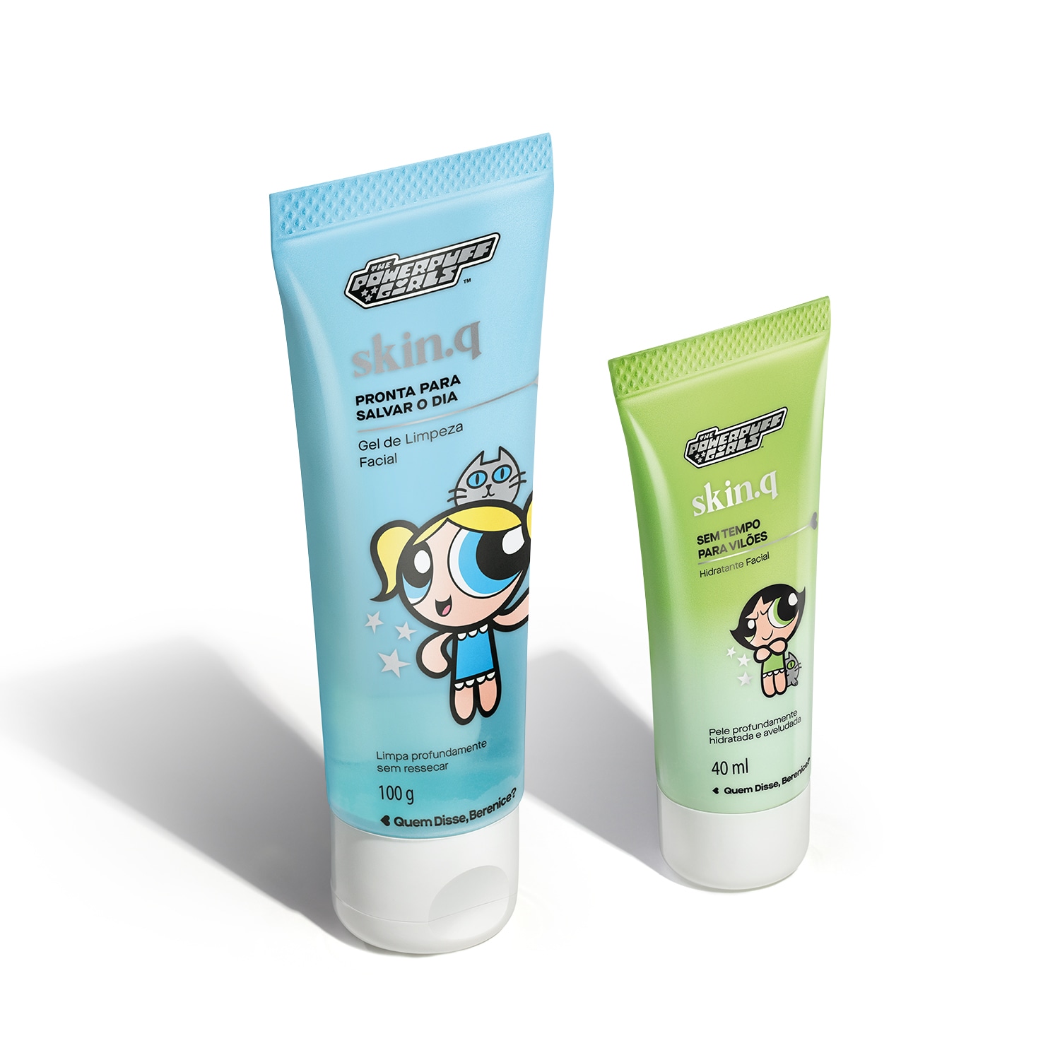 Combo QDB As Meninas Super Poderosas: Gel de Limpeza Facial 100g + Hidratante Facial 40ml