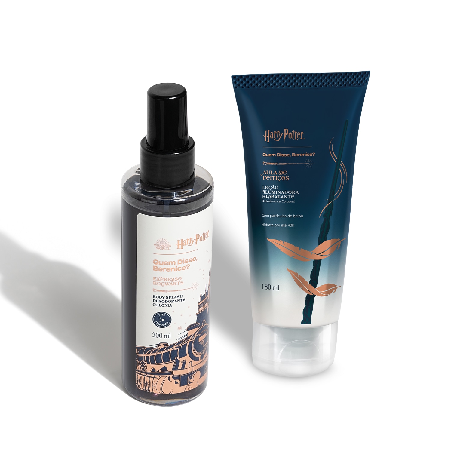 Combo Harry Potter Quem Disse, Berenice?: Body Splash 200ml +Loção Iluminadora Corporal 18... Combo Harry Potter Quem Disse, Berenice?: Body Splash 200ml +Loção Iluminadora Corporal 18...