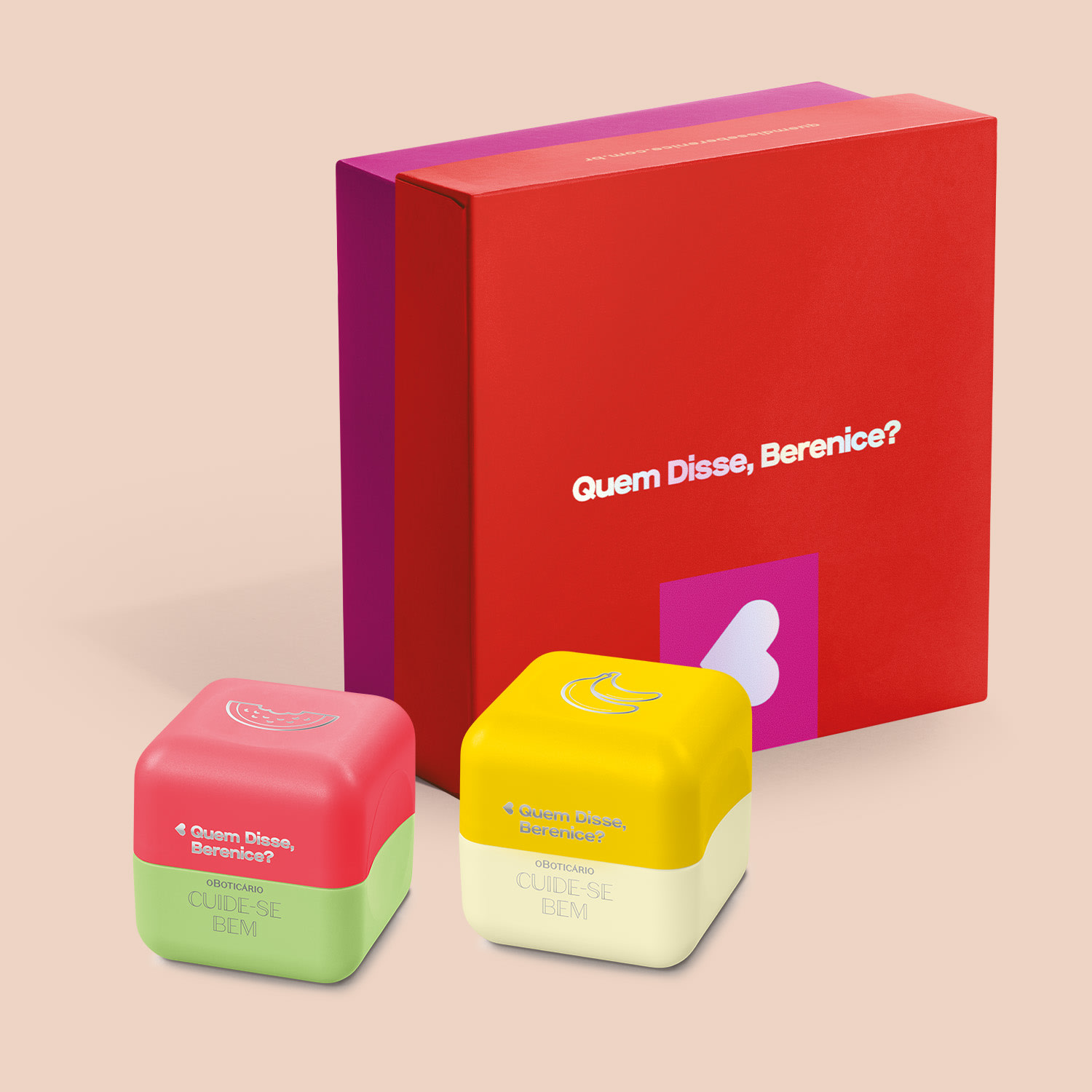 Kit Quem Disse, Berenice? Cuide-se Bem Feira: Melancia e Banana (3 Produtos)