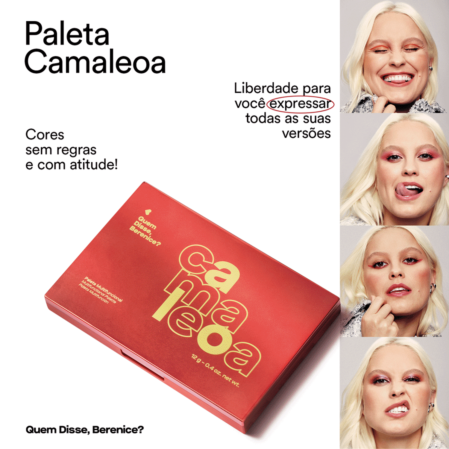 Quem Disse, Berenice? Camaleoa - Paleta Multifuncional 12g