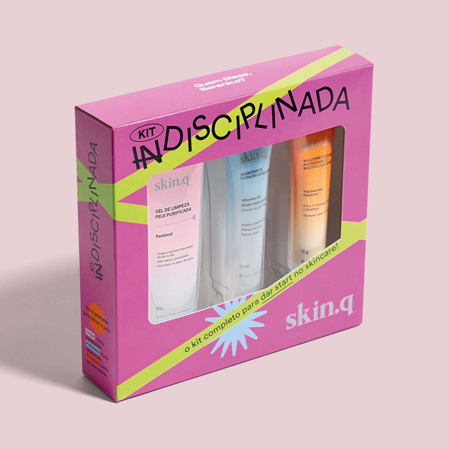 Mini Kit Skin.q Indisciplinada Quem Disse Berenice? (3 itens)