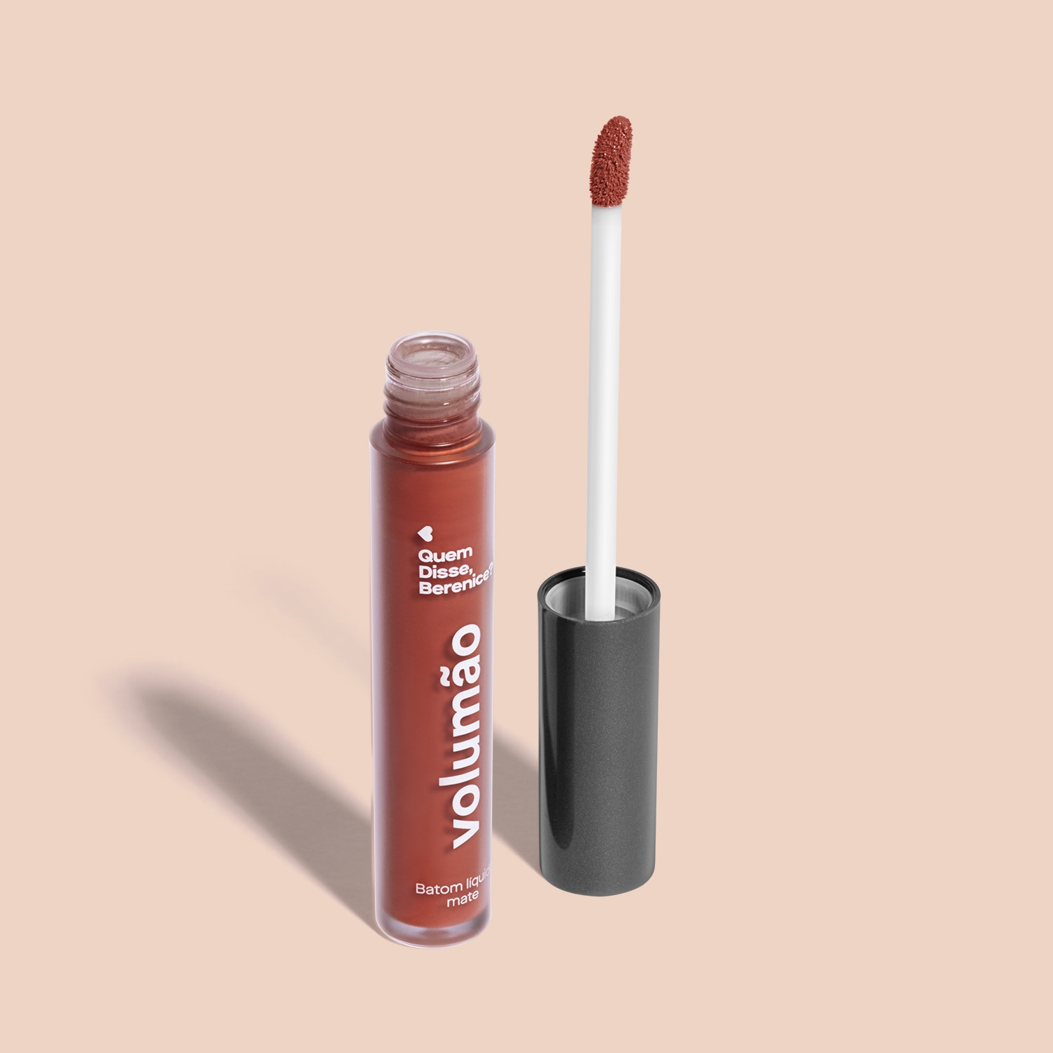 Quem Disse, Berenice? Volumão Marrom Tamarali - Batom Líquido 4ml