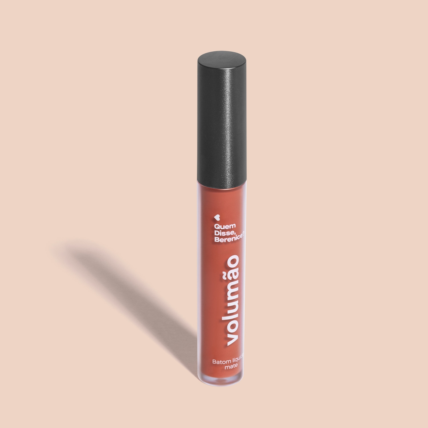 Quem Disse, Berenice? Volumão Marrom Damascoli - Batom Líquido 4ml