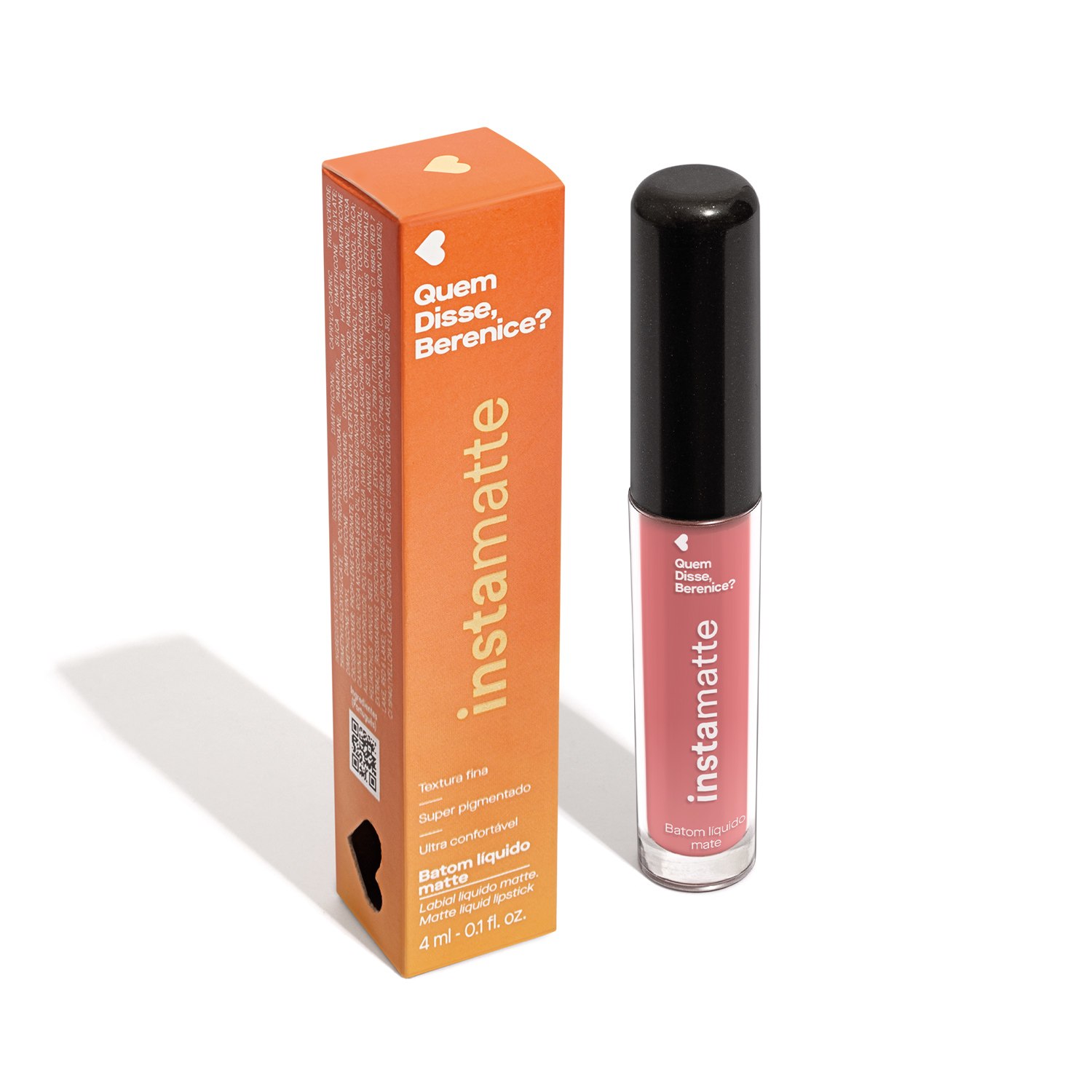 Batom Líquido Rosé RosetaliInstamatte Quem Disse Berenice? 4ml