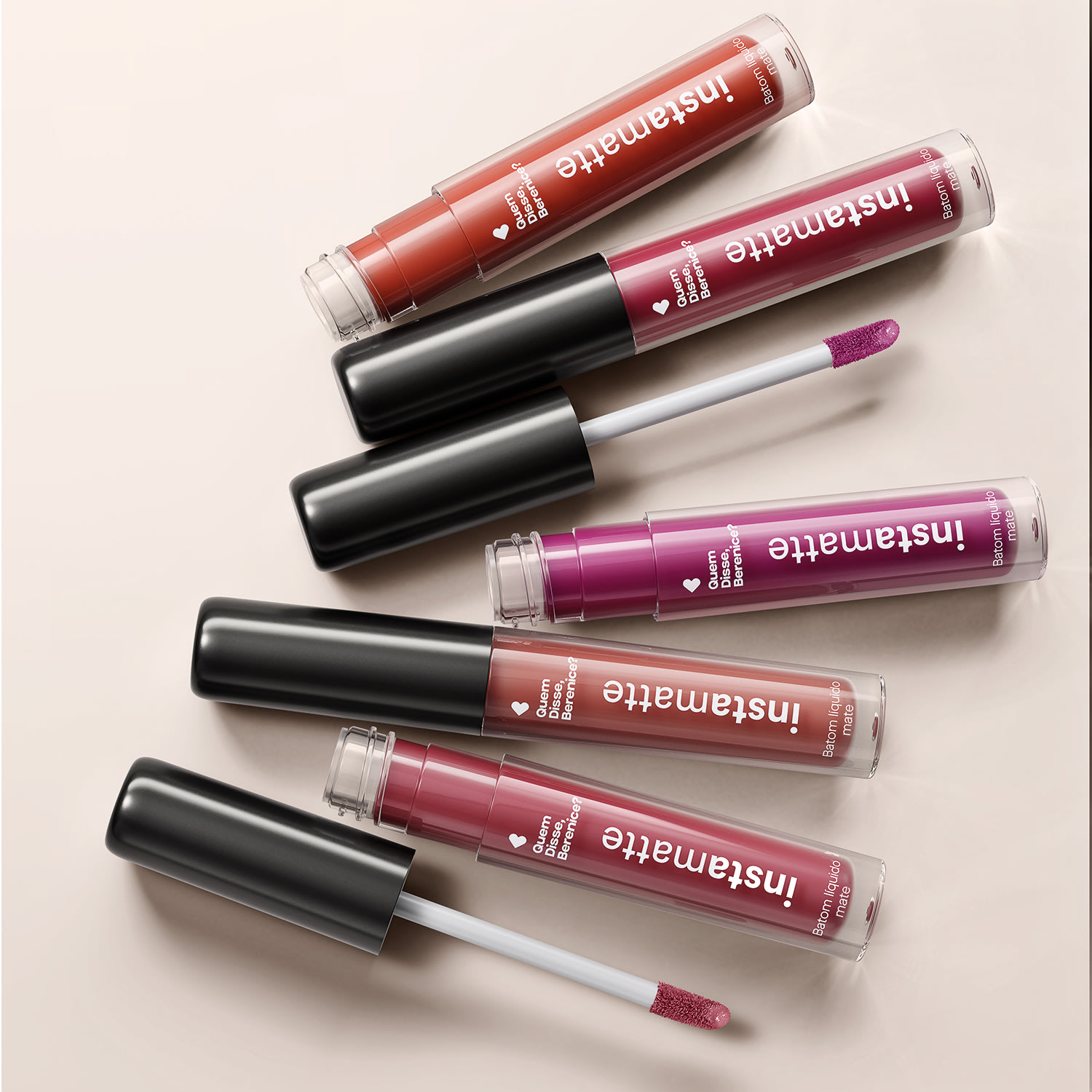 Batom Líquido Vinho Amorli Instamatte Quem Disse Berenice? 4ml