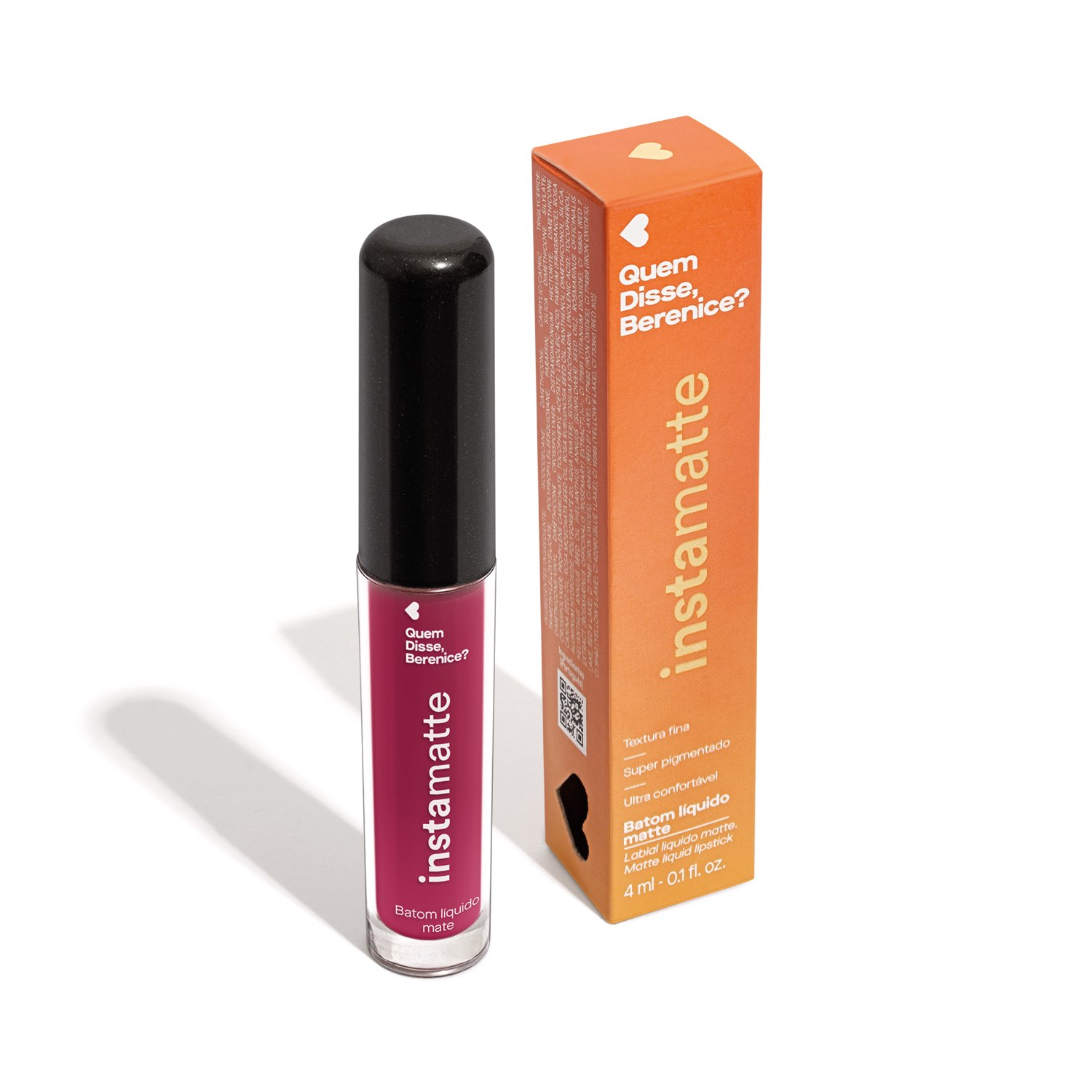 Batom Líquido Vinho Amorli Instamatte Quem Disse Berenice? 4ml