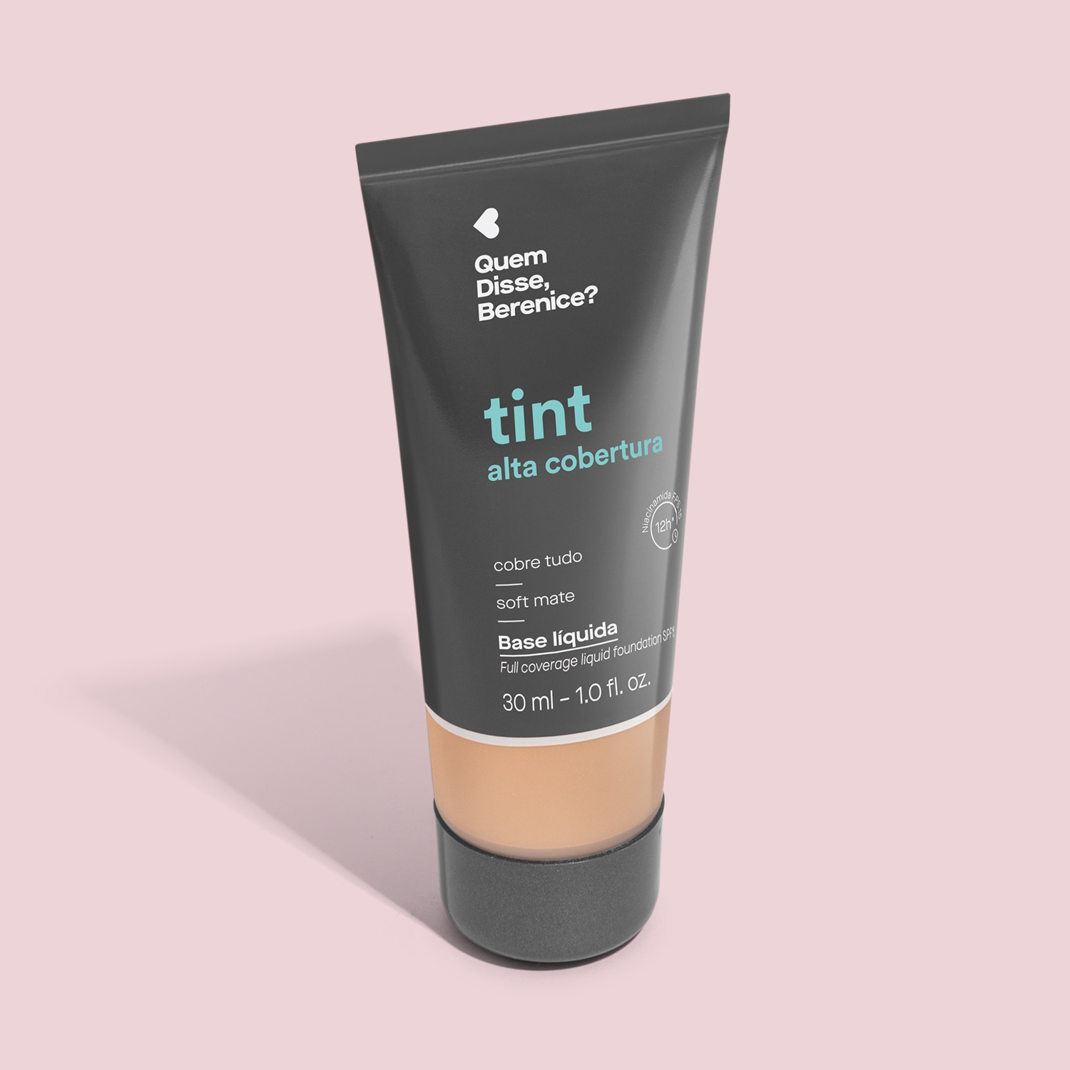 Base Líquida Tint Alta Cobertura Cor 185F Quem Disse, Berenice? 30ml